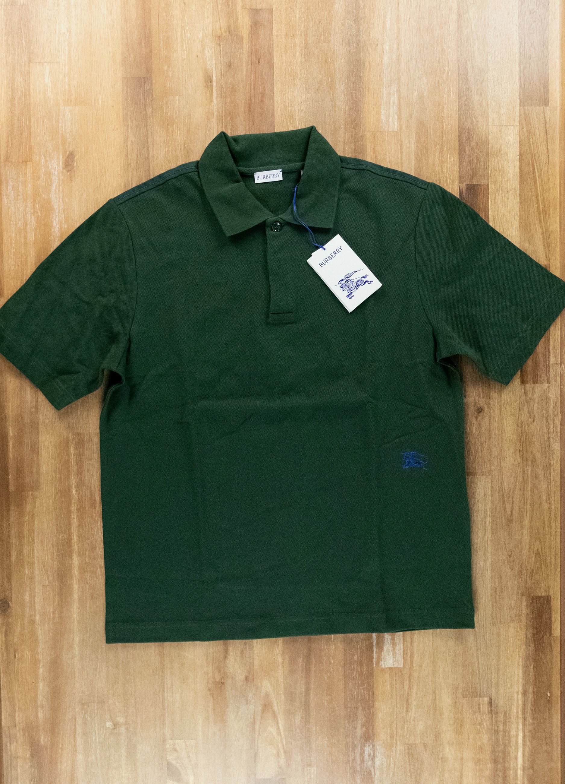 Burberry BURBERRY ivy green knight logo embroidered polo shirt Medium Size US M / EU 48-50 / 2 - 5 Thumbnail