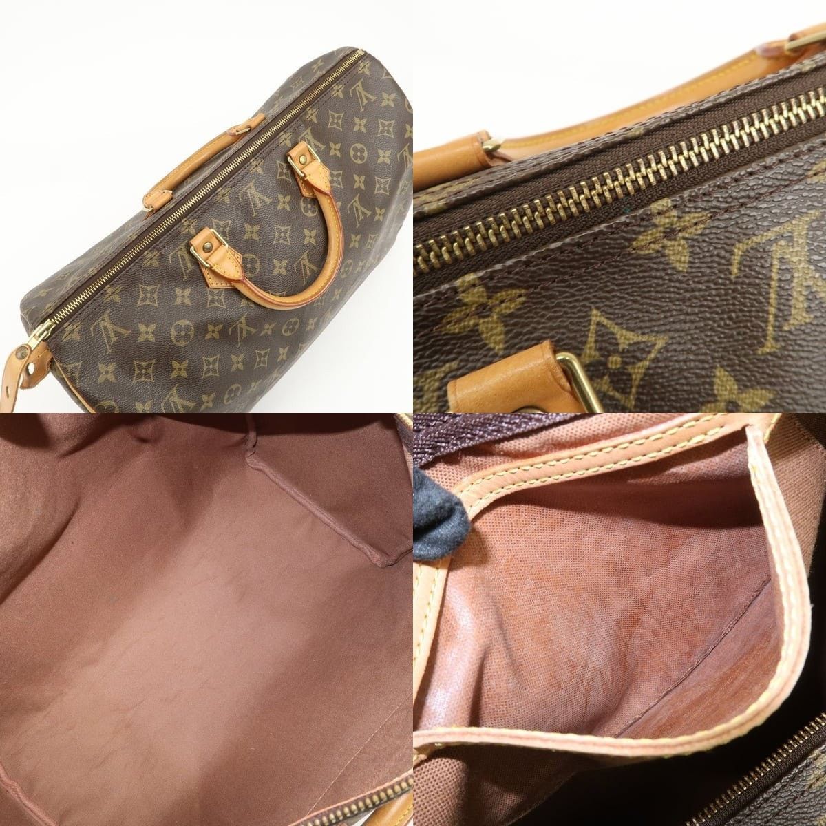 Louis Vuitton Louis Vuitton Monogram Speedy 40 Satchel Brown Size ONE SIZE - 7 Thumbnail