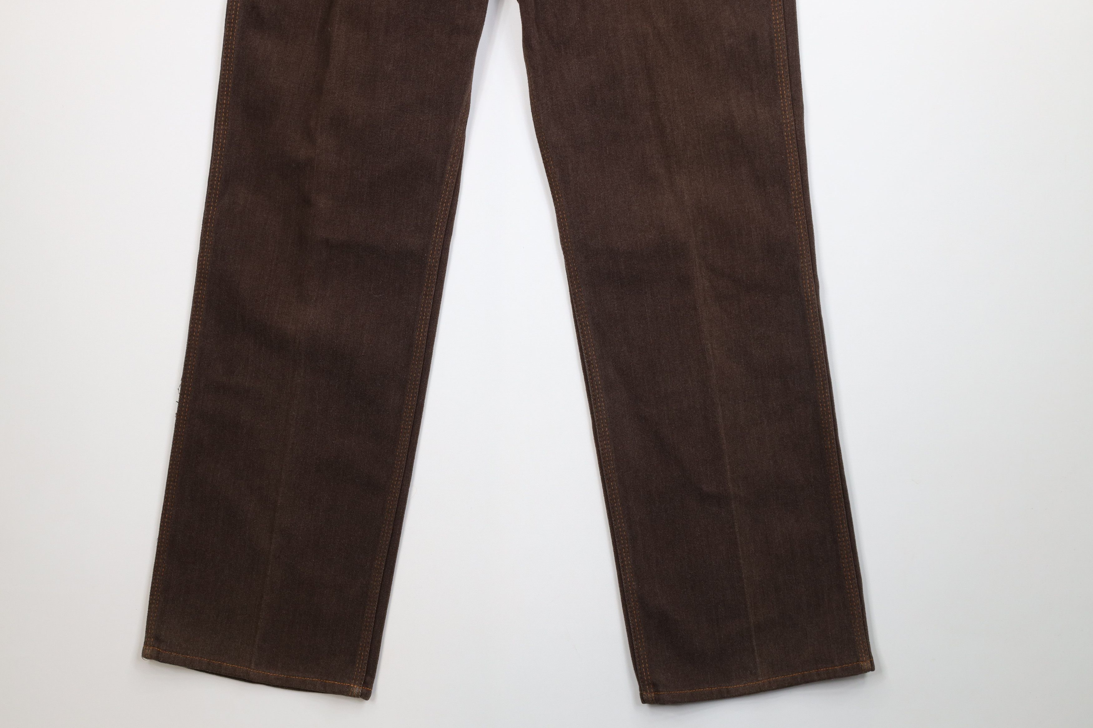 Vintage Vintage 70s Streetwear Cotton Chamois Cloth Wide Leg Pants Size US 32 / EU 48 - 4 Thumbnail