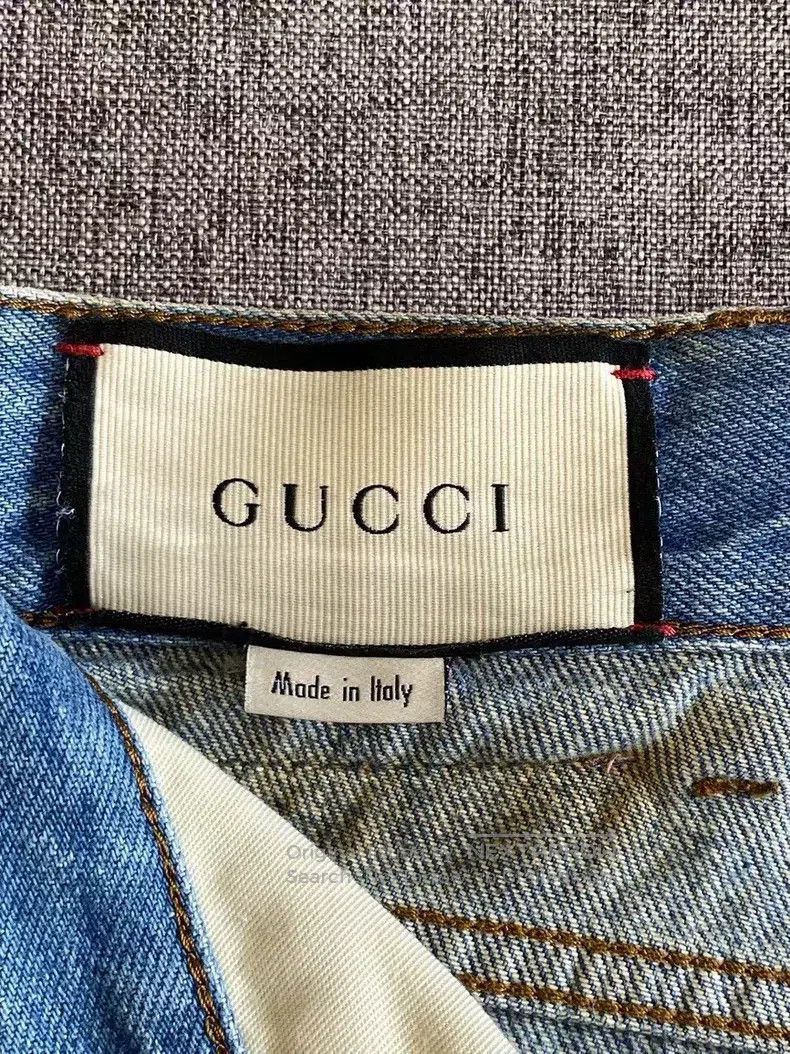 Gucci Gucci Patterned straight shorts jeans blue Size US 30 / EU 46 - 7 Thumbnail