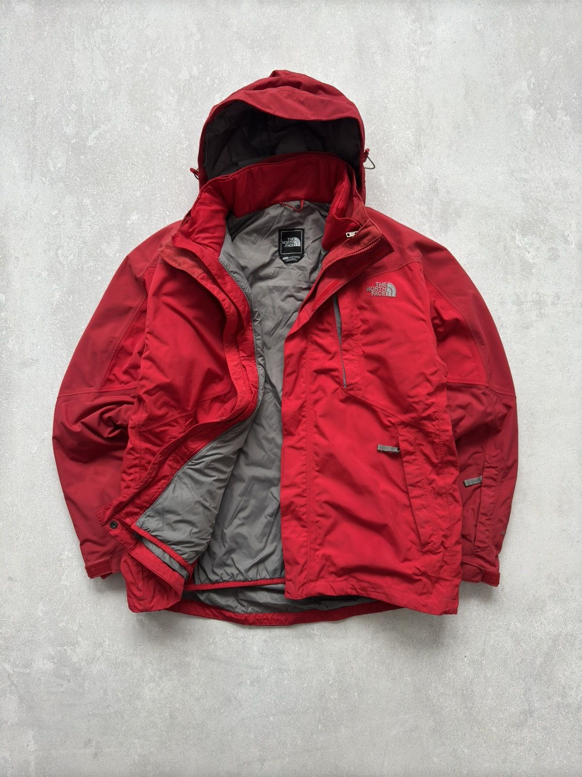 The North Face × Vintage Vintage The North Face HyVent Ski Lining Down Jacket 3 in 1 Size US XL / EU 56 / 4 - 1 Thumbnail
