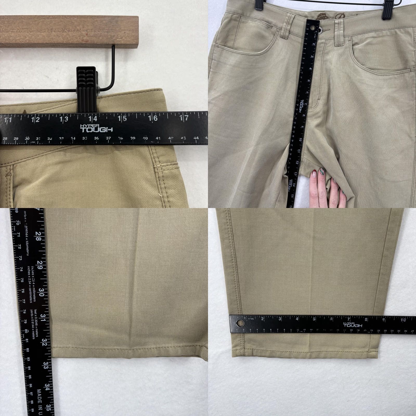 Tommy Bahama Tommy Bahama Pants Mens 32x32 Khaki Tan Tencel Lyocell Cotton 5 Pocket Casual Beig e (adjusted?) Size US 32 / EU 48 - 8 Thumbnail