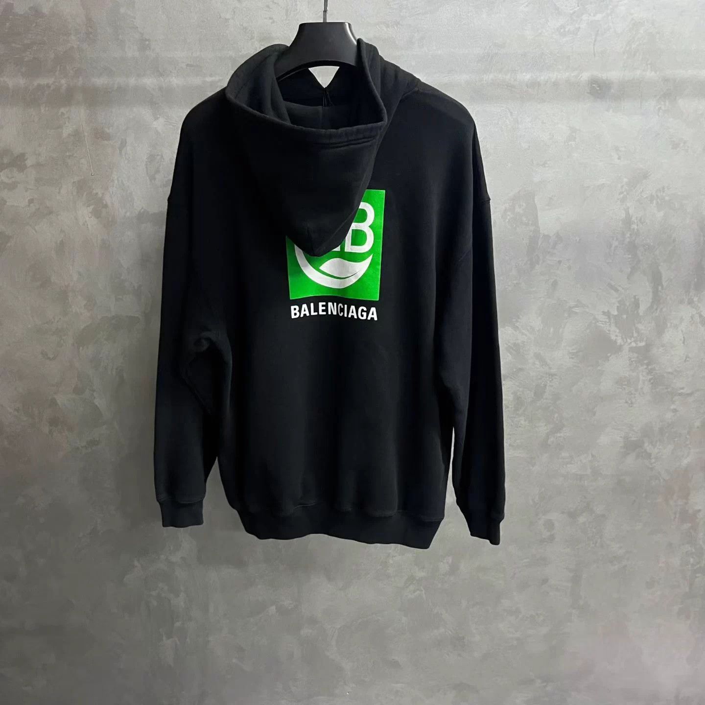 Balenciaga Balenciaga Black Logo Print Hoodie Size US S / EU 44-46 / 1 - 2 Thumbnail