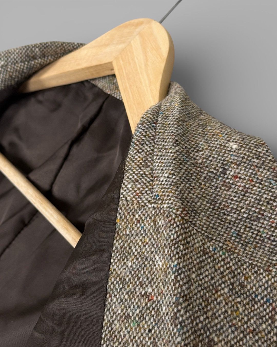 Thierry Mugler Rare 80’s THIERRY MUGLER Tweed Wool Blazer Jacket Size 50R - 15 Thumbnail