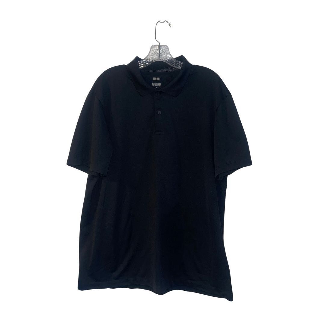 Uniqlo Uniqlo Black Polo Short Sleeve Shirt Size XL Preppy Casual Size US XL / EU 56 / 4 - 1 Thumbnail