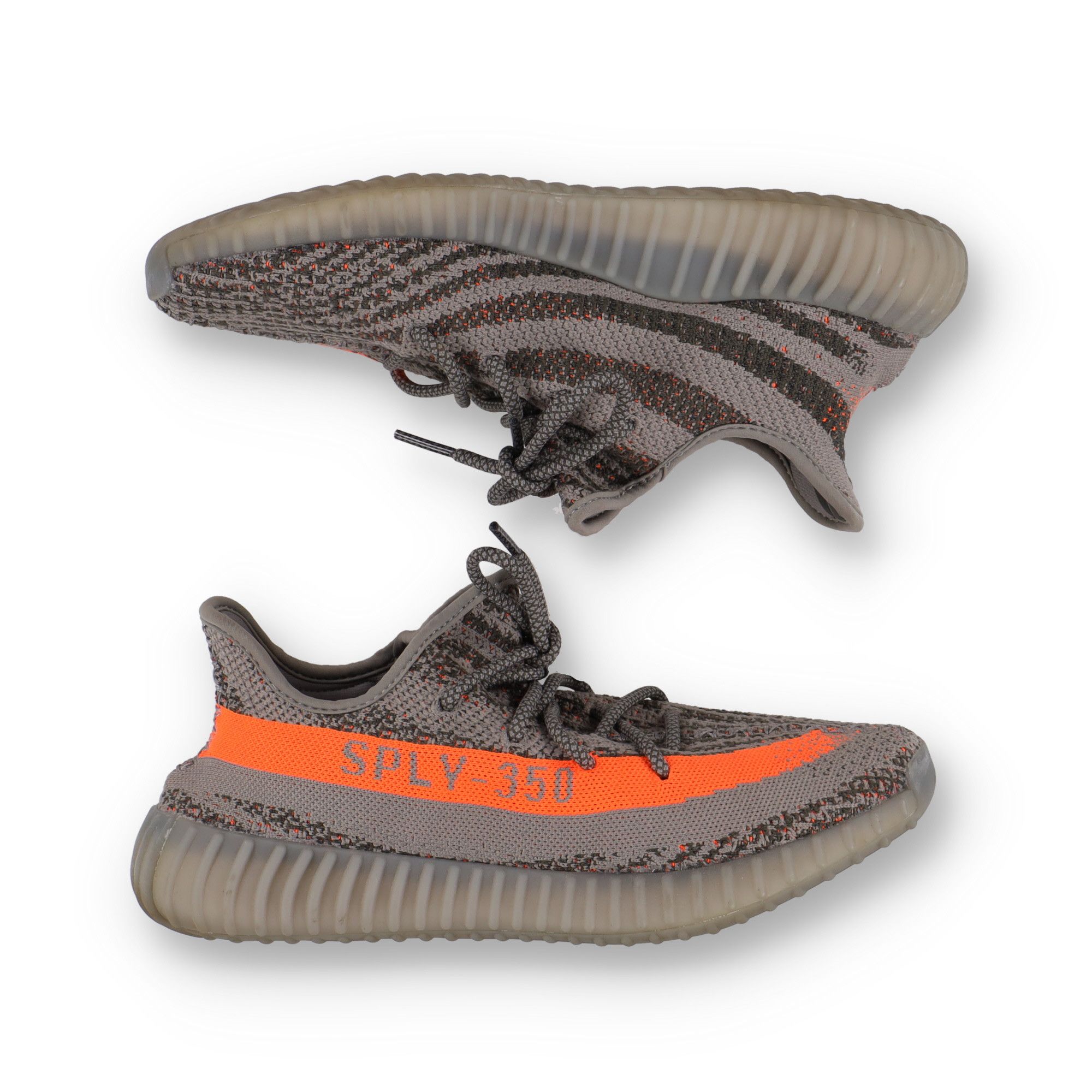 Adidas Grey Orange Beluga 350v2 Reflective GW1229 Trainers Size US 10.5 / EU 43-44 - 3 Thumbnail