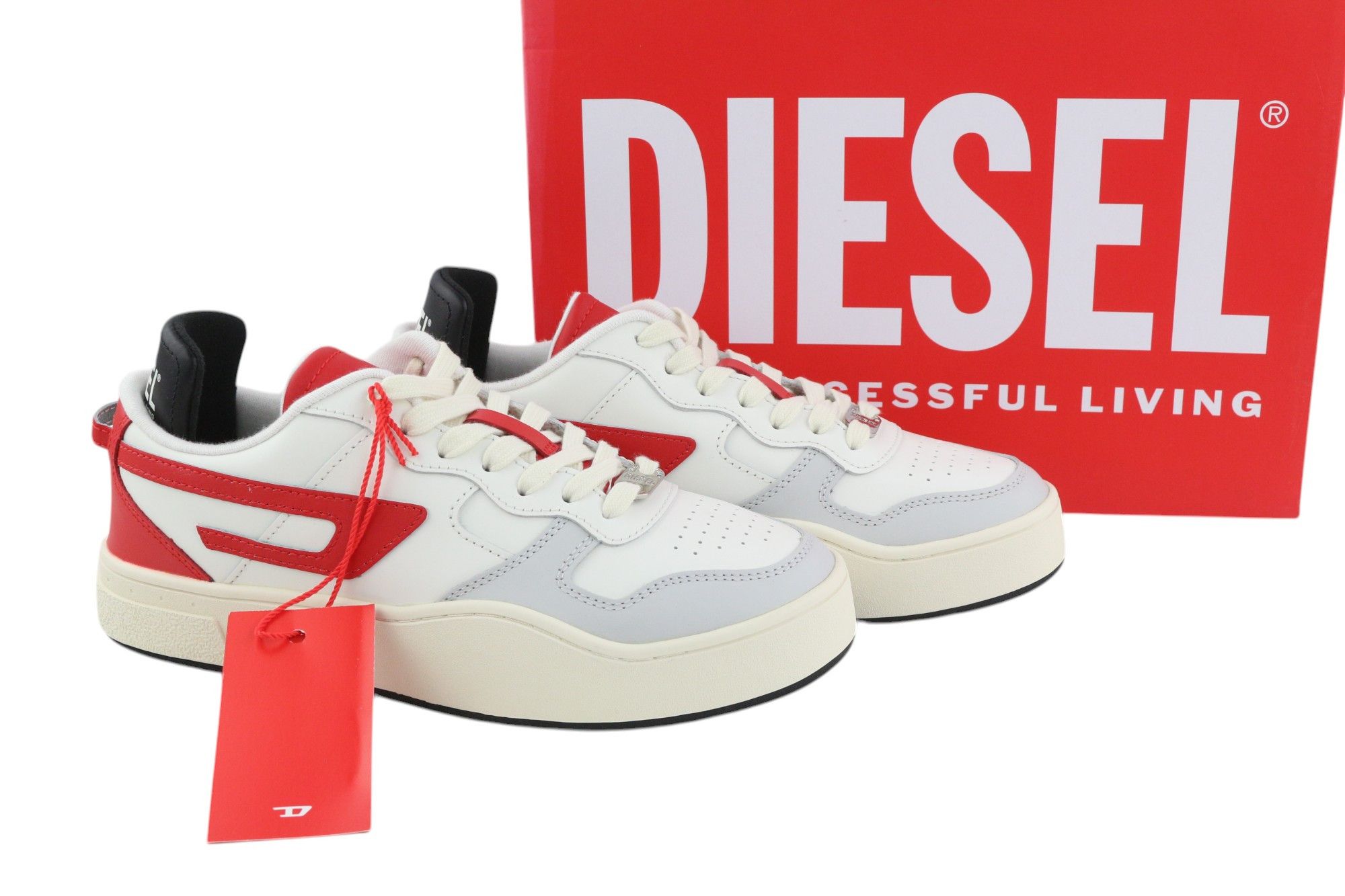 Diesel S-UKIYO LOW Men EU41 Light Cow Leather 40626 Size US 8 / EU 41 - 1 Thumbnail