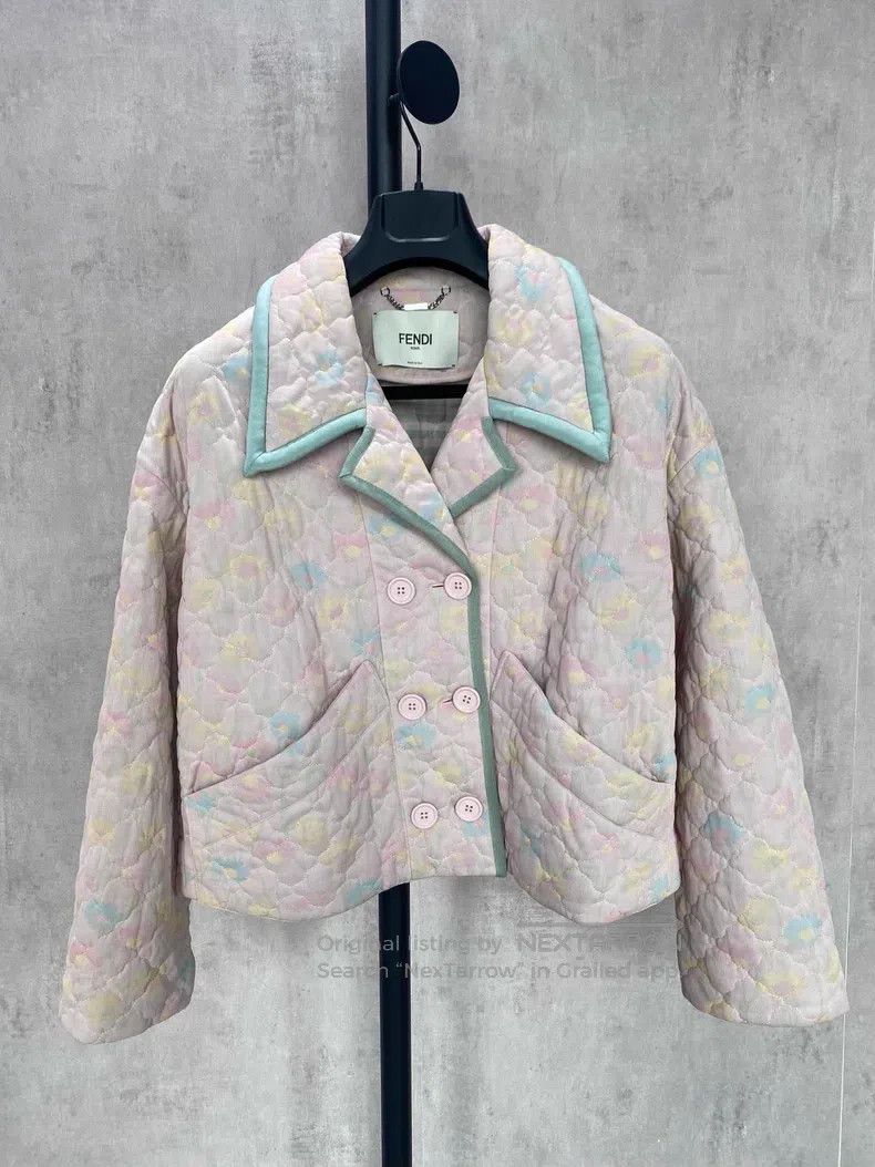 Fendi Fendi Colorful Cotton Jacket Size XS / US 0-2 / IT 36-38 - 1 Thumbnail