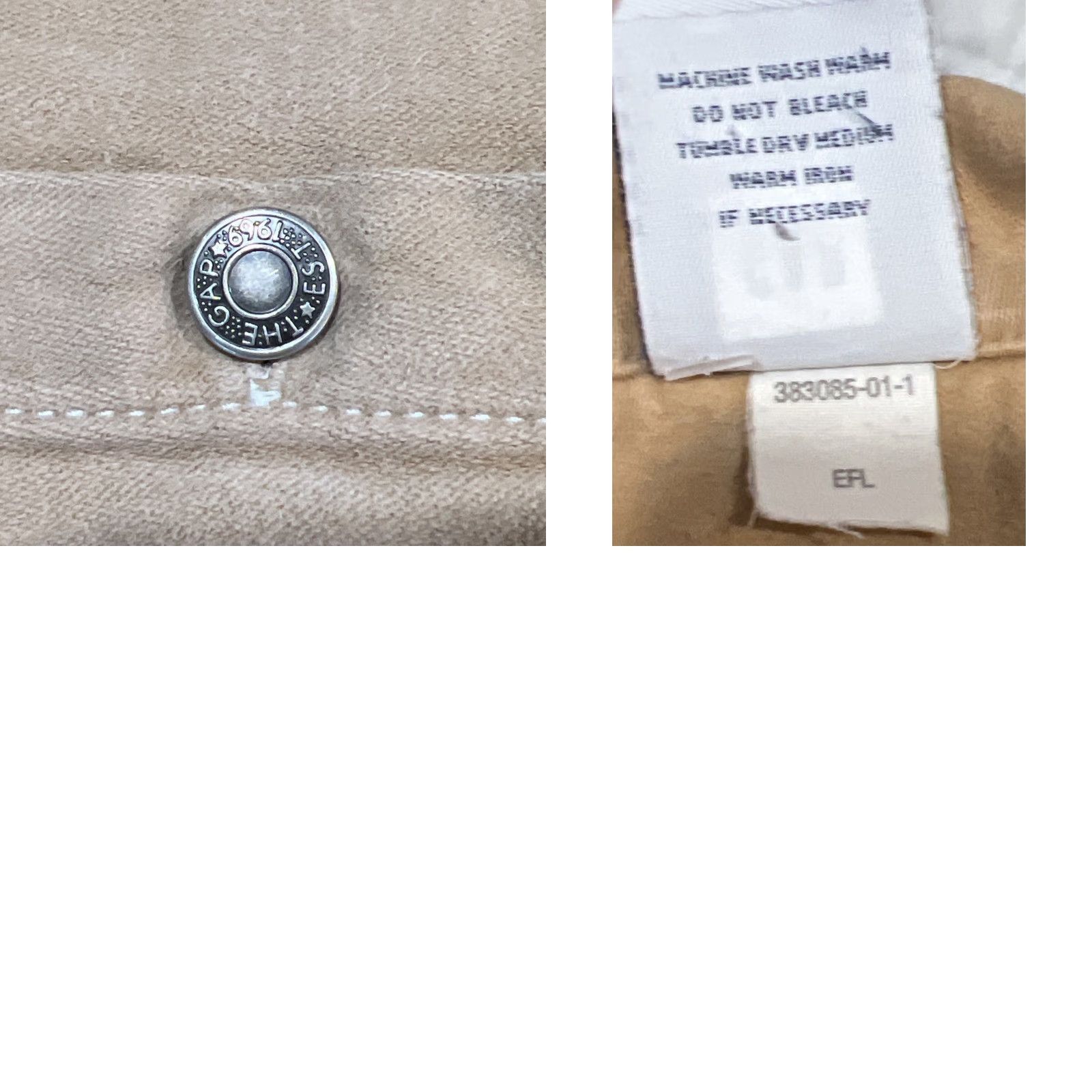 Gap VINTAGE GAP Y2K Shirt Jacket Shacket Men M Chamois Heavy Tan Khaki Cotton Shirt Jacket Shacket Men Medium Brown Gap Y2K Vintage Size US M / EU 48-50 / 2 - 9 Thumbnail