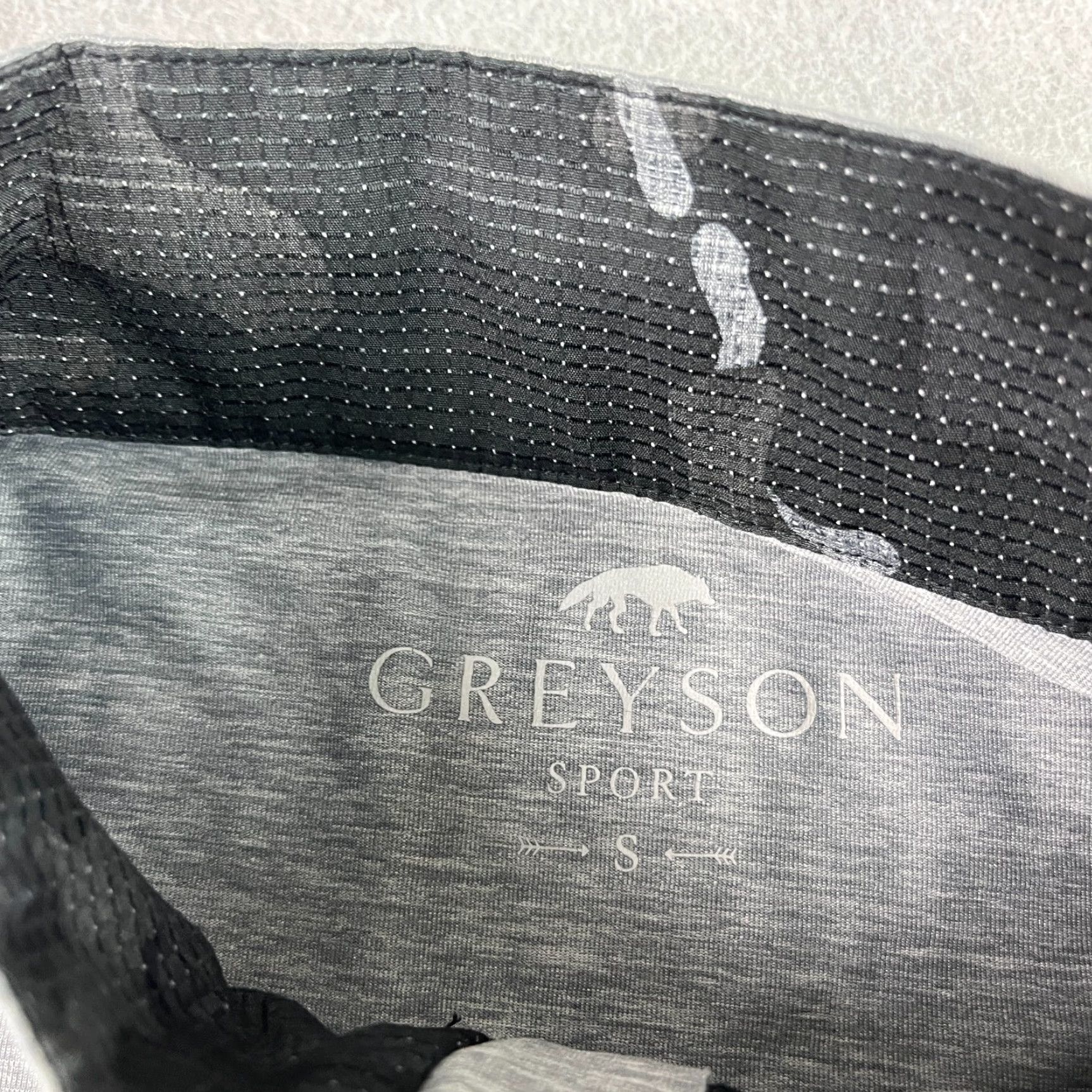 Vintage Greyson Mens Small Gray 1/4 Zip Pullover Lightweight Golf Performance Mock Neck Shirt Size US S / EU 44-46 / 1 - 4 Thumbnail