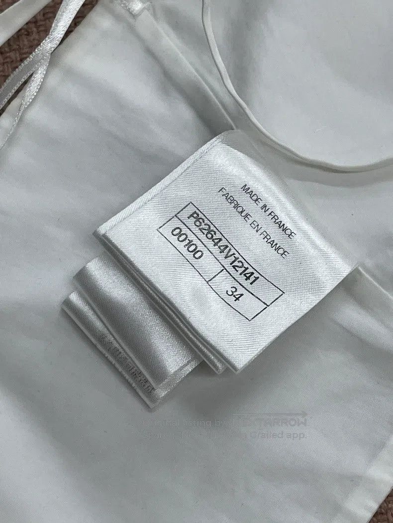 Chanel Chanel White camelia suspender top Size XXS / US 00 / IT 34 - 6 Thumbnail