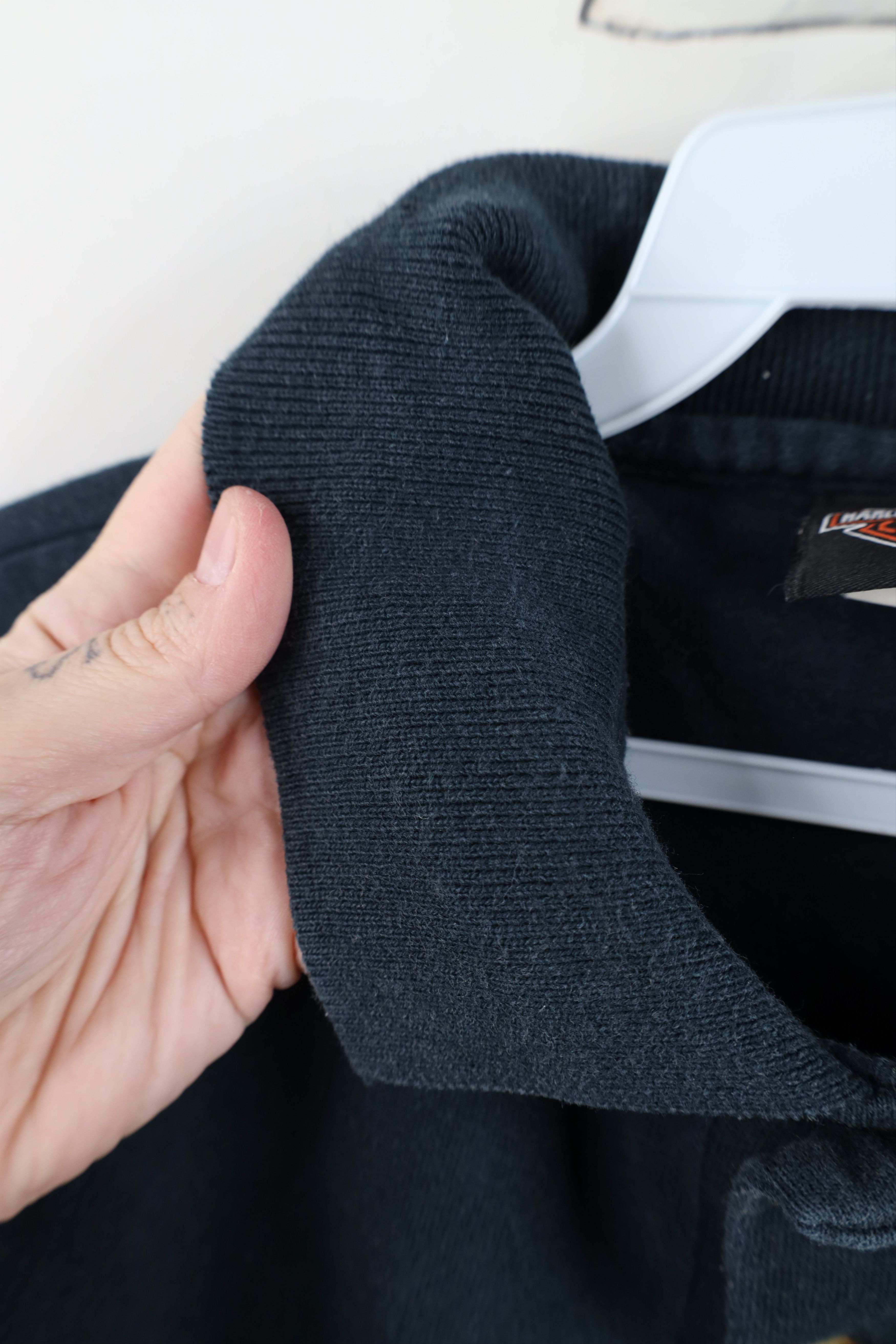 Harley Davidson Vintage Y2K 2001 Harley Davidson Polo Shirt Black USA Size US XL / EU 56 / 4 - 12 Thumbnail