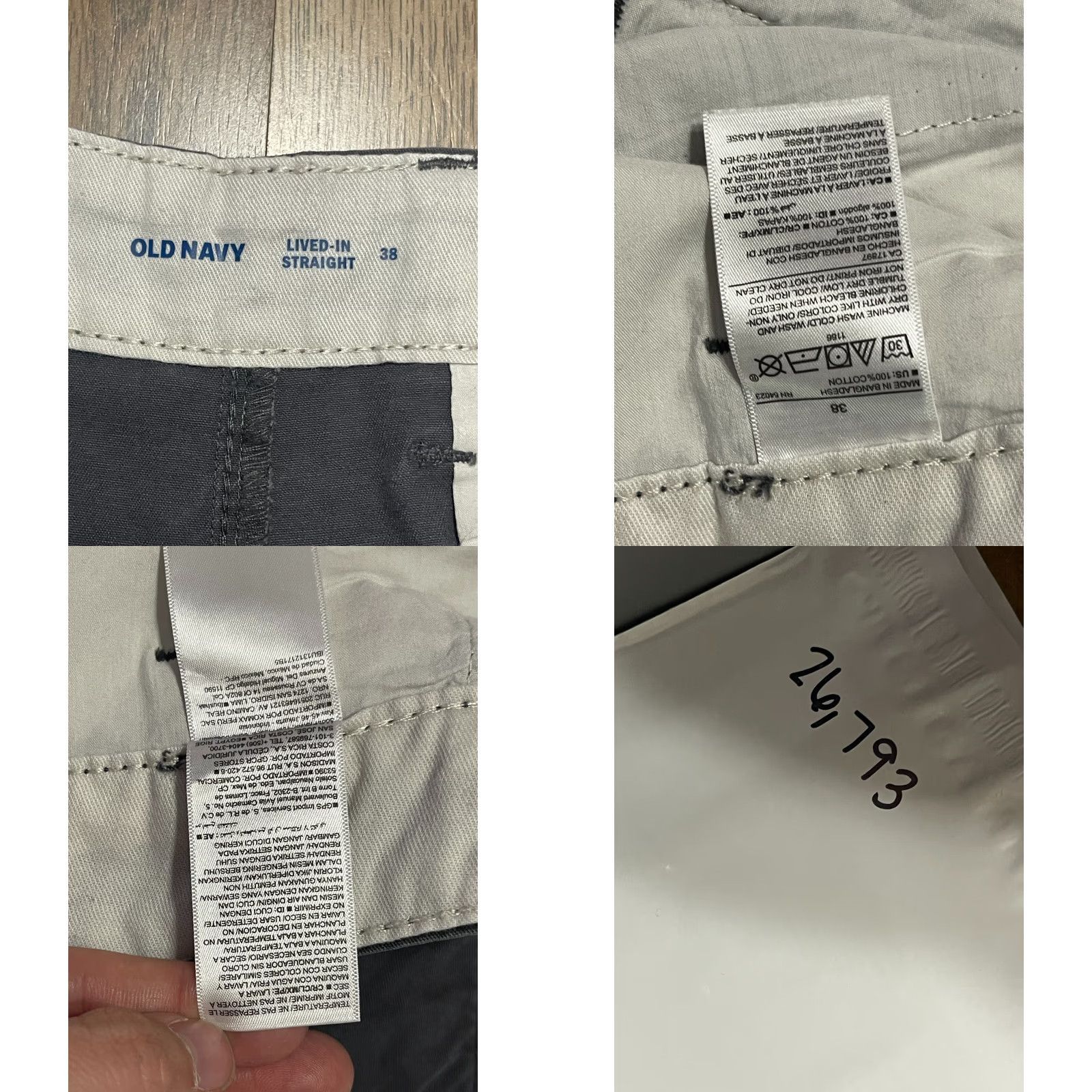 Old Navy Old Navy Shorts Men 38 Gray Casual Regular Chino Inseam 8.5in Vintage No Size US 32 / EU 48 - 8 Thumbnail