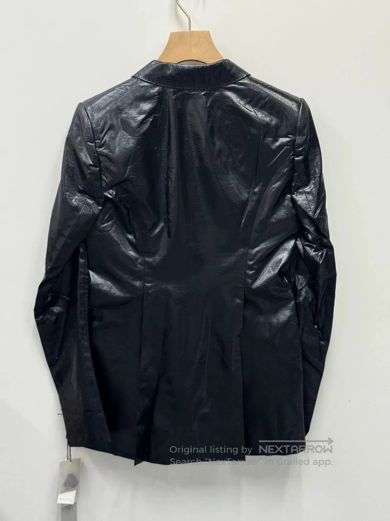 Rick Owens Rick Owens Glossy Suit Jacket. Size US XXS / EU 40 - 2 Thumbnail