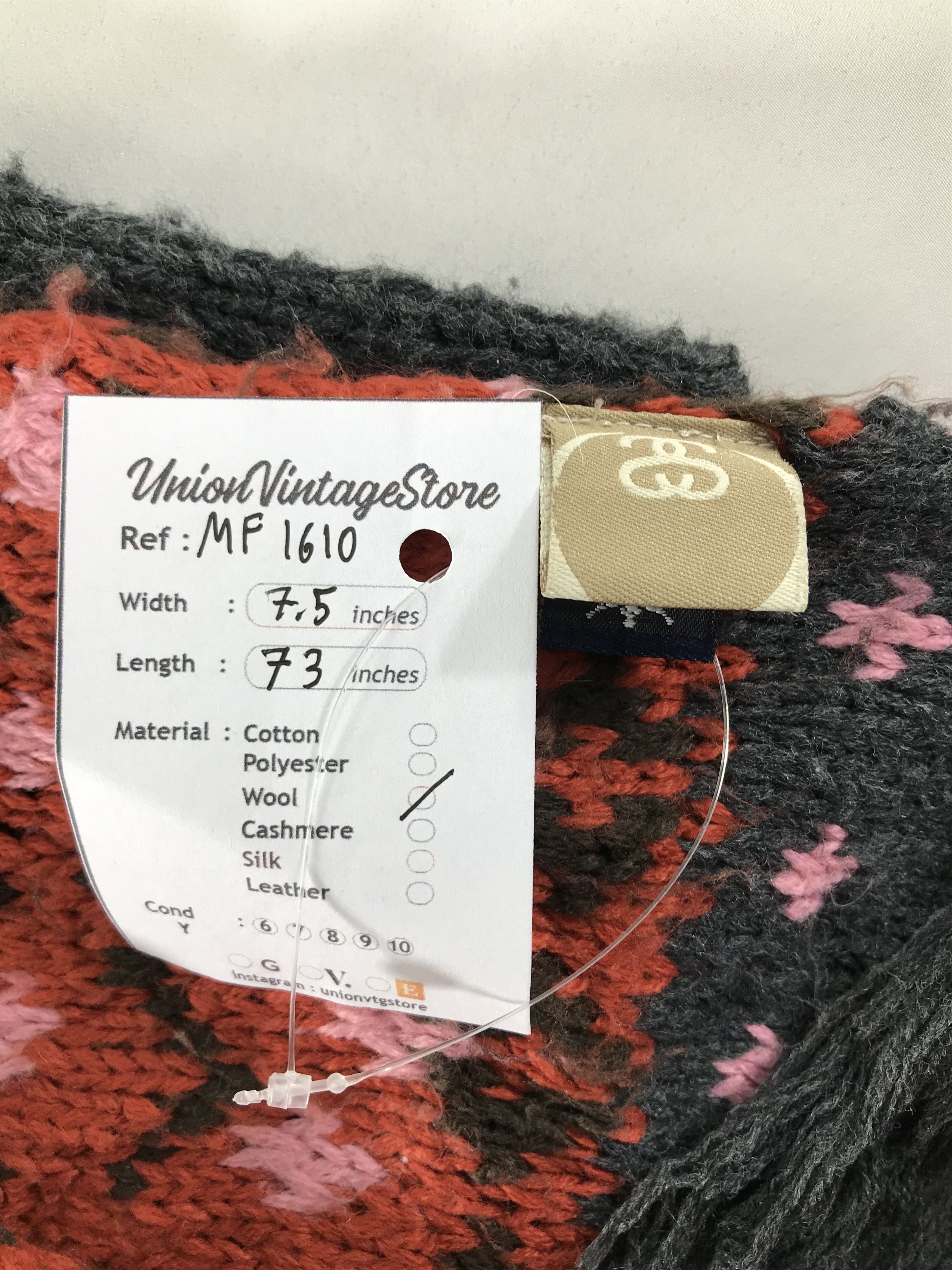 Stussy Vintage Stussy Scarf/Muffler/Neckwear MF1610 Size ONE SIZE - 5 Thumbnail