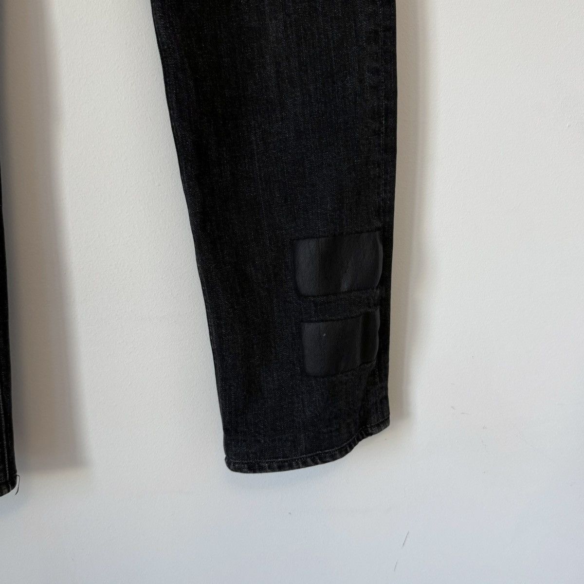Helmut Lang Vtg Helmut Lang Rubber Strip Denim Archival Hedi ERD Grunge Size US 33 - 6 Thumbnail