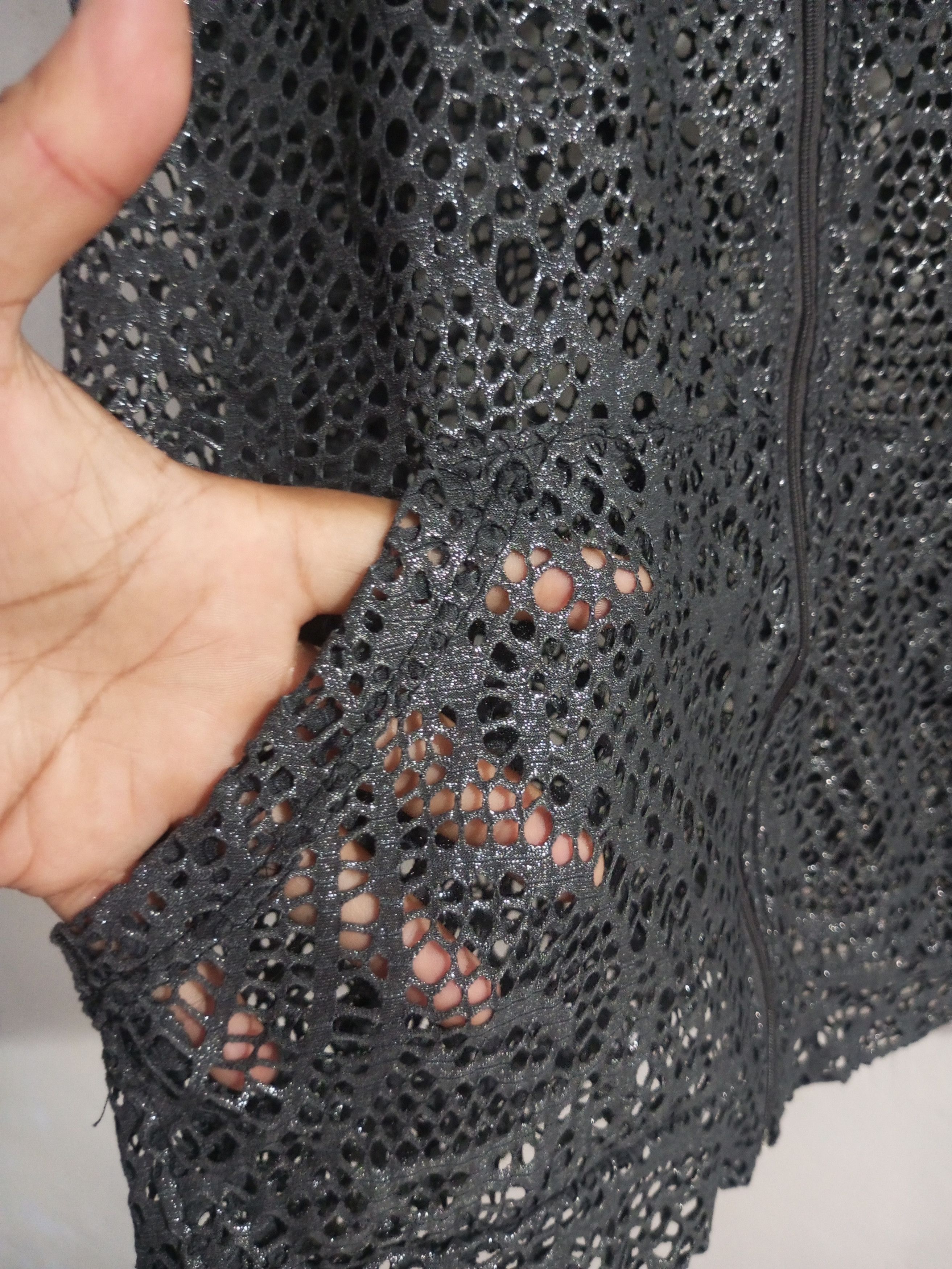 20471120 Vintage japanese mesh zipper hoodie Size US XL / EU 56 / 4 - 4 Thumbnail