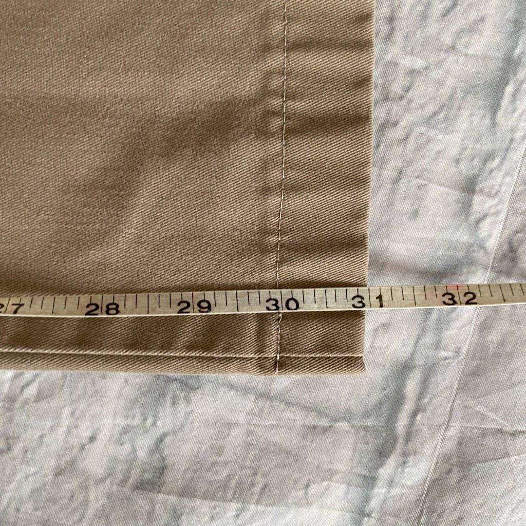 Lands' End Lands End men 30/30 cotton blend flat front tan chinos Size US 30 / EU 46 - 10 Thumbnail