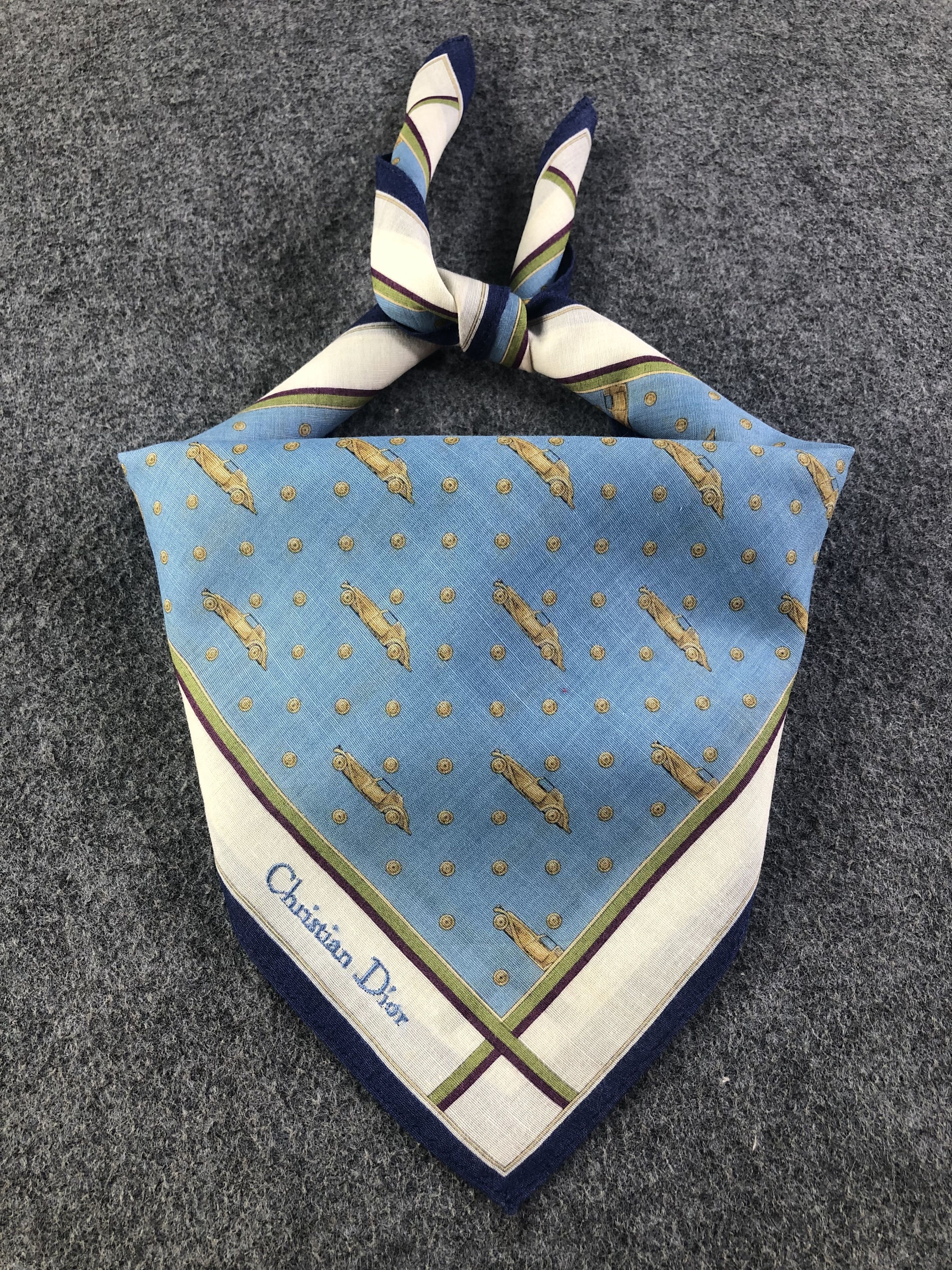 Vintage Christian Dior Handkerchief / Bandana / Neckerchief Size ONE SIZE - 2 Thumbnail