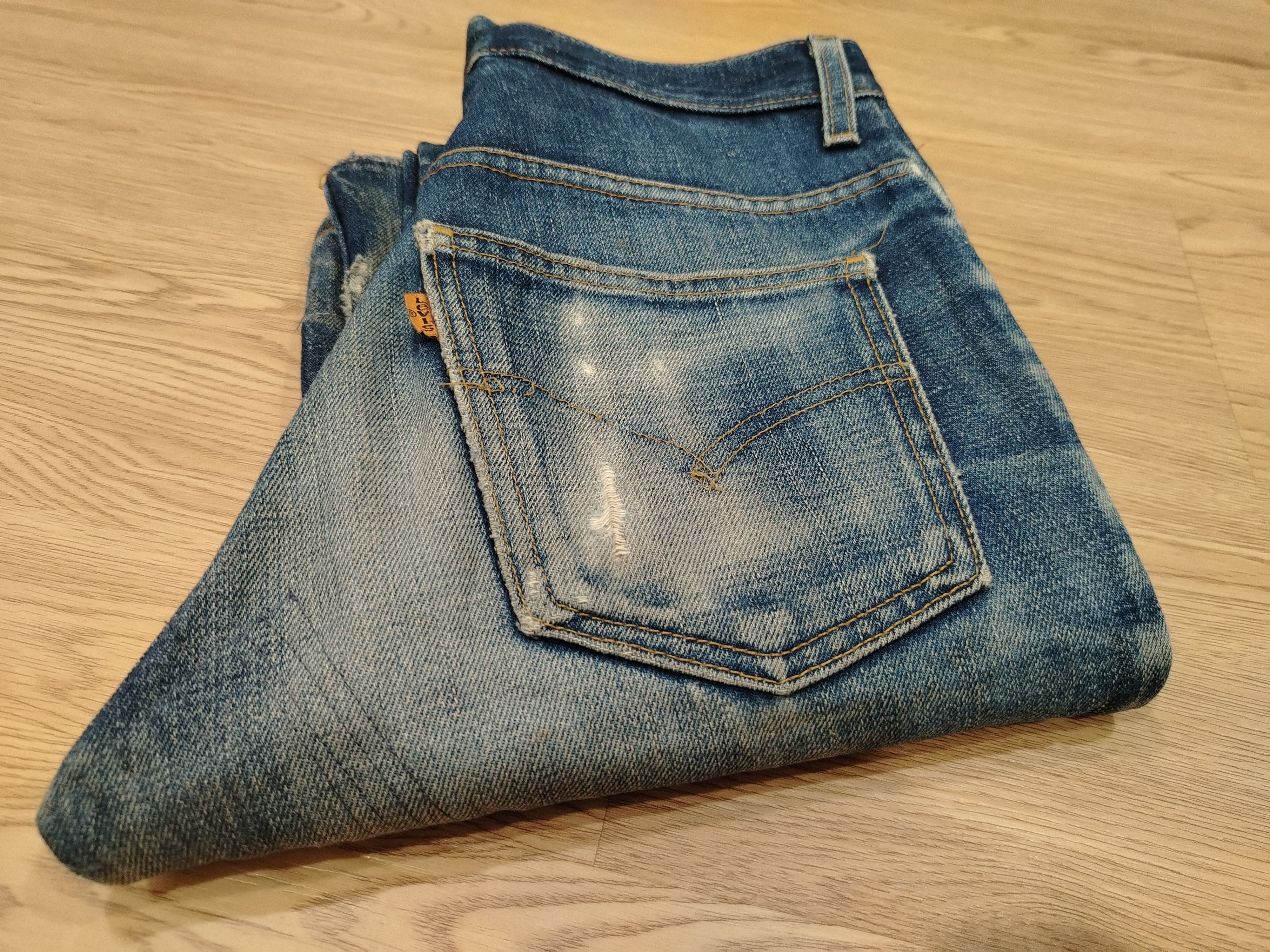Levi's × Vintage Levis 646 Bell Bottom Flare Bootcut Orange Tab Jeans Size US 29 - 23 Thumbnail