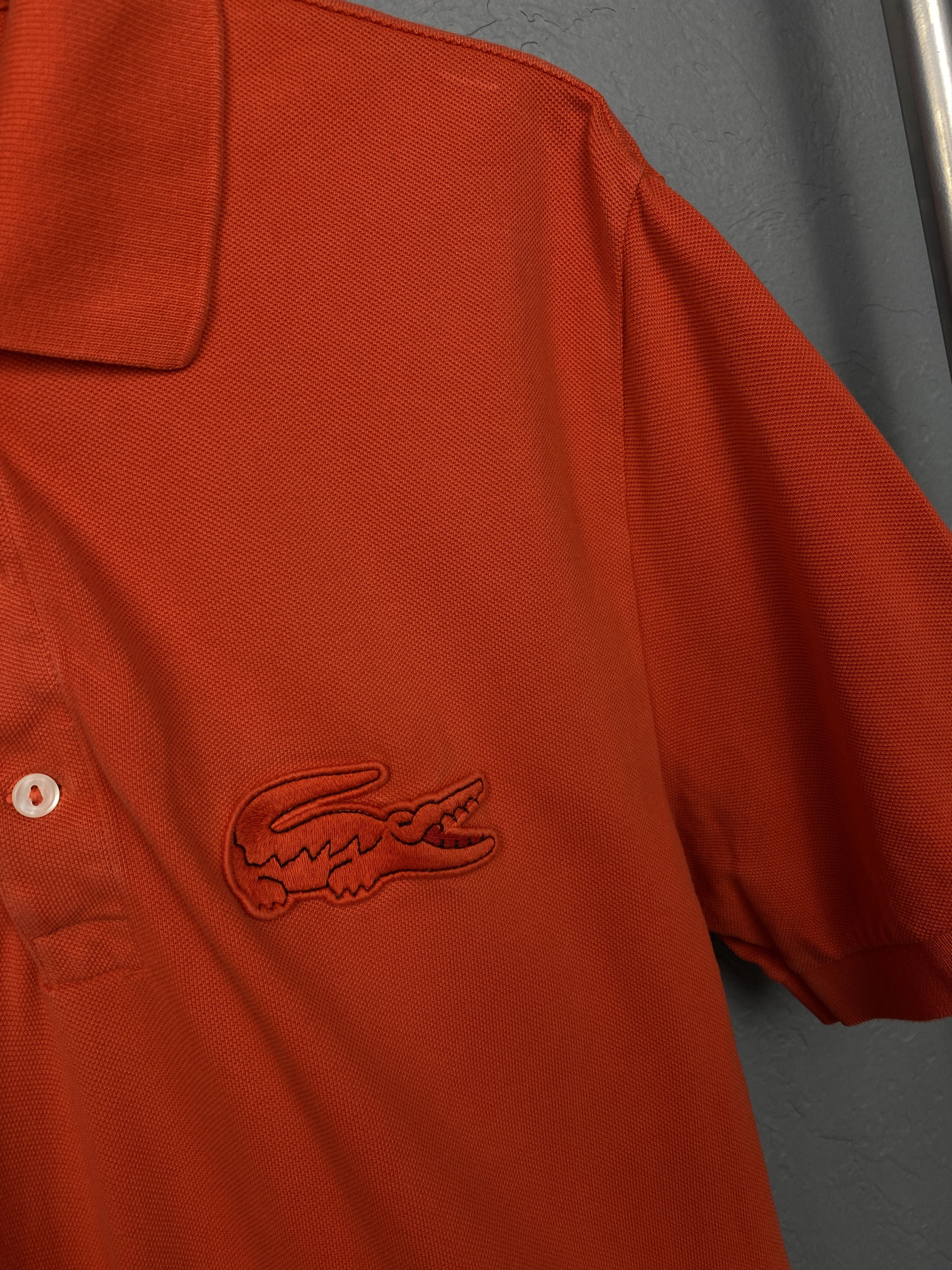 Lacoste Lacoste Vintage Mens Big Logo Polo Shirt Size 5 Size US L / EU 52-54 / 3 - 3 Thumbnail