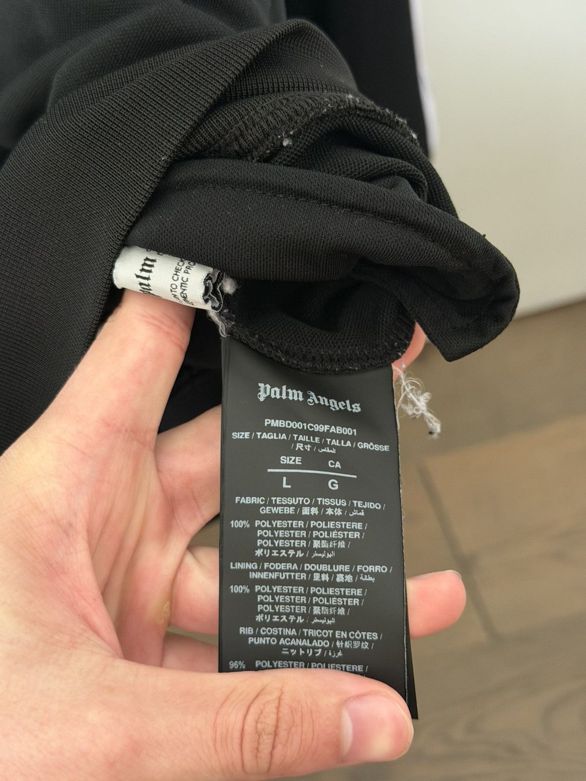 Palm Angels Palm Angels Track Zip Black Size US L / EU 52-54 / 3 - 6 Thumbnail