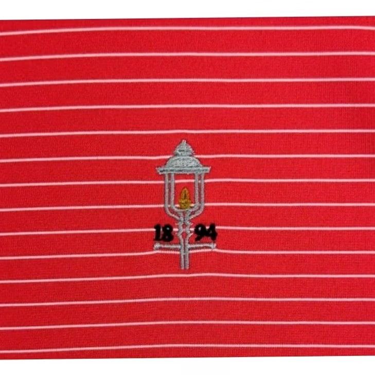 Nike Nike Golf Shirt Polo Men L Red Striped Tour Performance Dri-Fit Stretch Flex Size US L / EU 52-54 / 3 - 5 Thumbnail