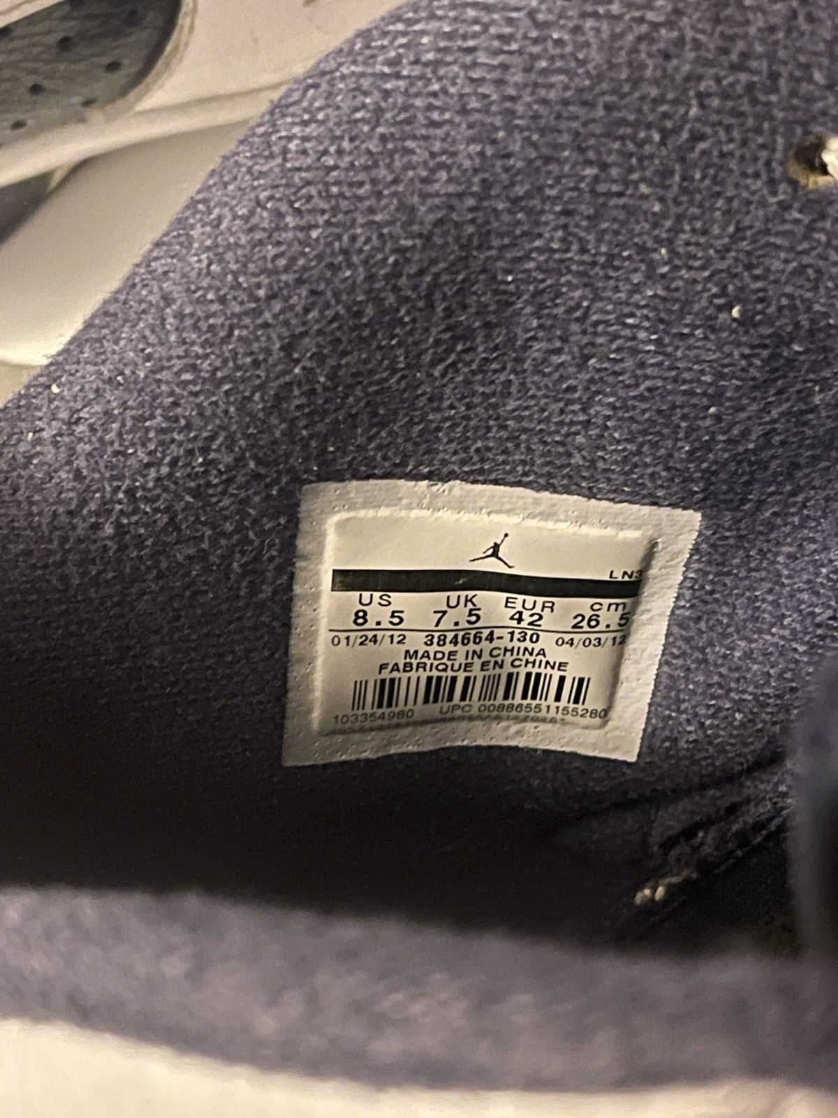 Jordan Brand Size 8.5 - Air Jordan 6 Retro 2012 Olympic No Box Size US 8.5 / EU 41-42 - 5 Thumbnail