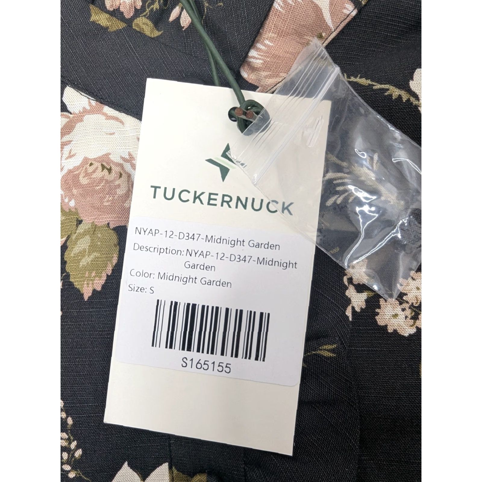 Vintage NWT Tuckernuck Mini Dress Womens S Midnight Garden Floral Long Sleeve Pleated Size S / US 4 / IT 40 - 7 Thumbnail