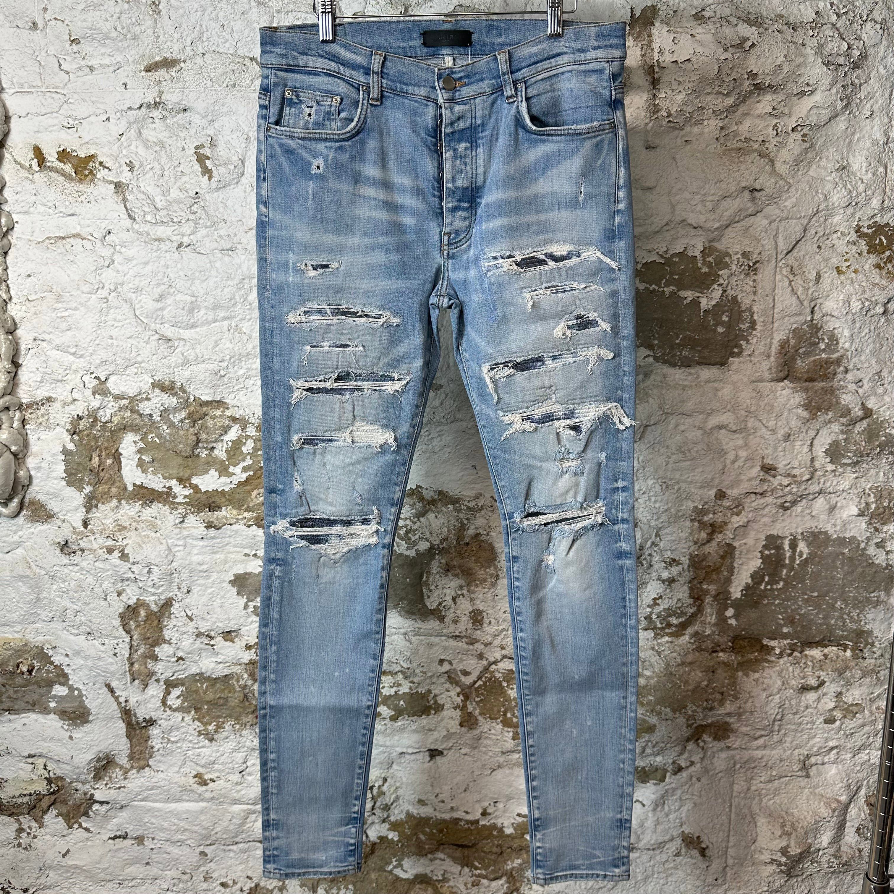 Amiri Amiri Mx1 Tie Dye Patch Jeans | Grailed