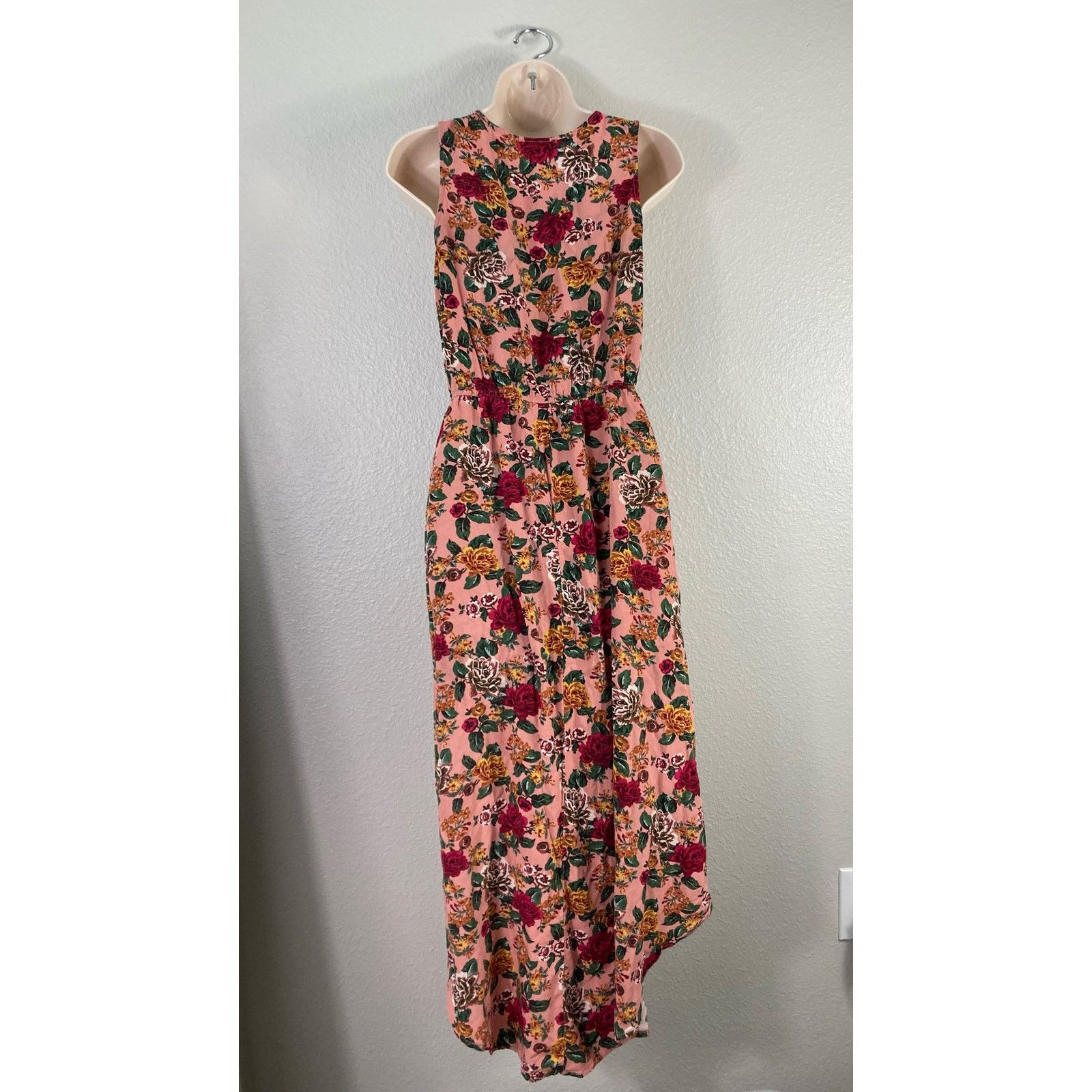 Other Pink Floral Juniors Dress Sz M Inner Shorts Summer Casual Size M / US 6-8 / IT 42-44 - 3 Thumbnail