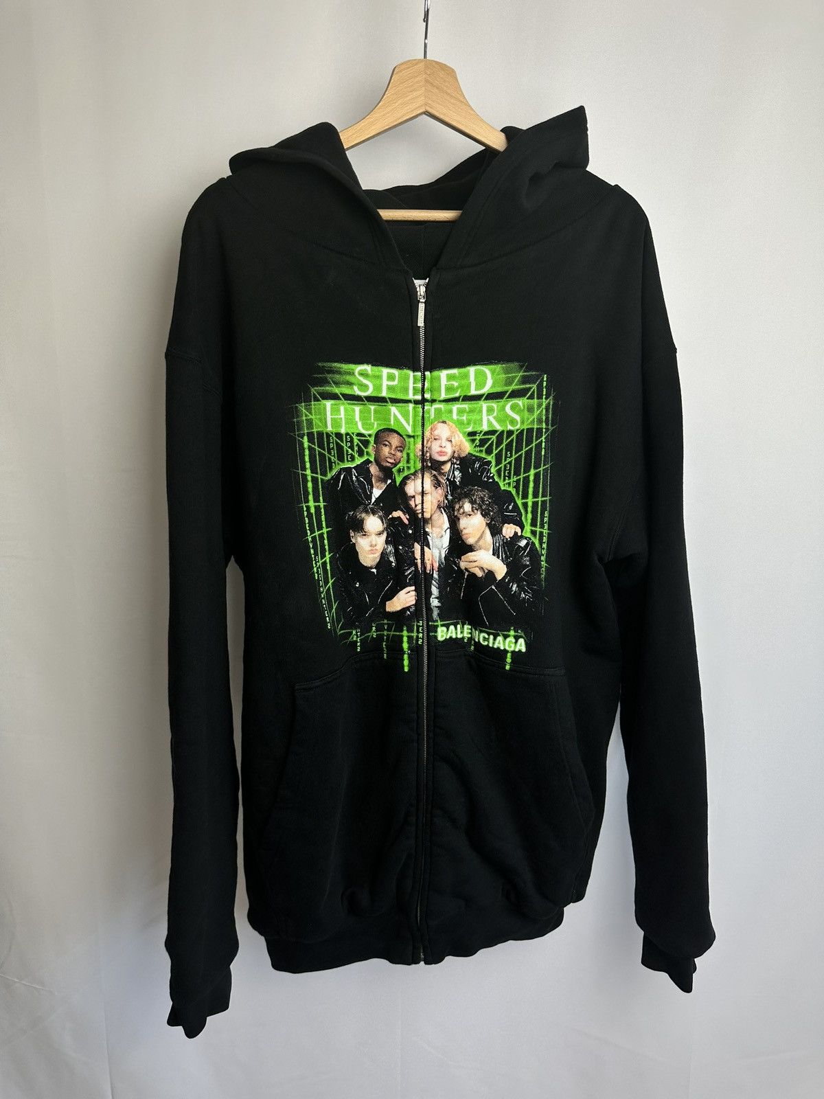 Balenciaga Balenciaga speedhunters zip up hoodie Grailed