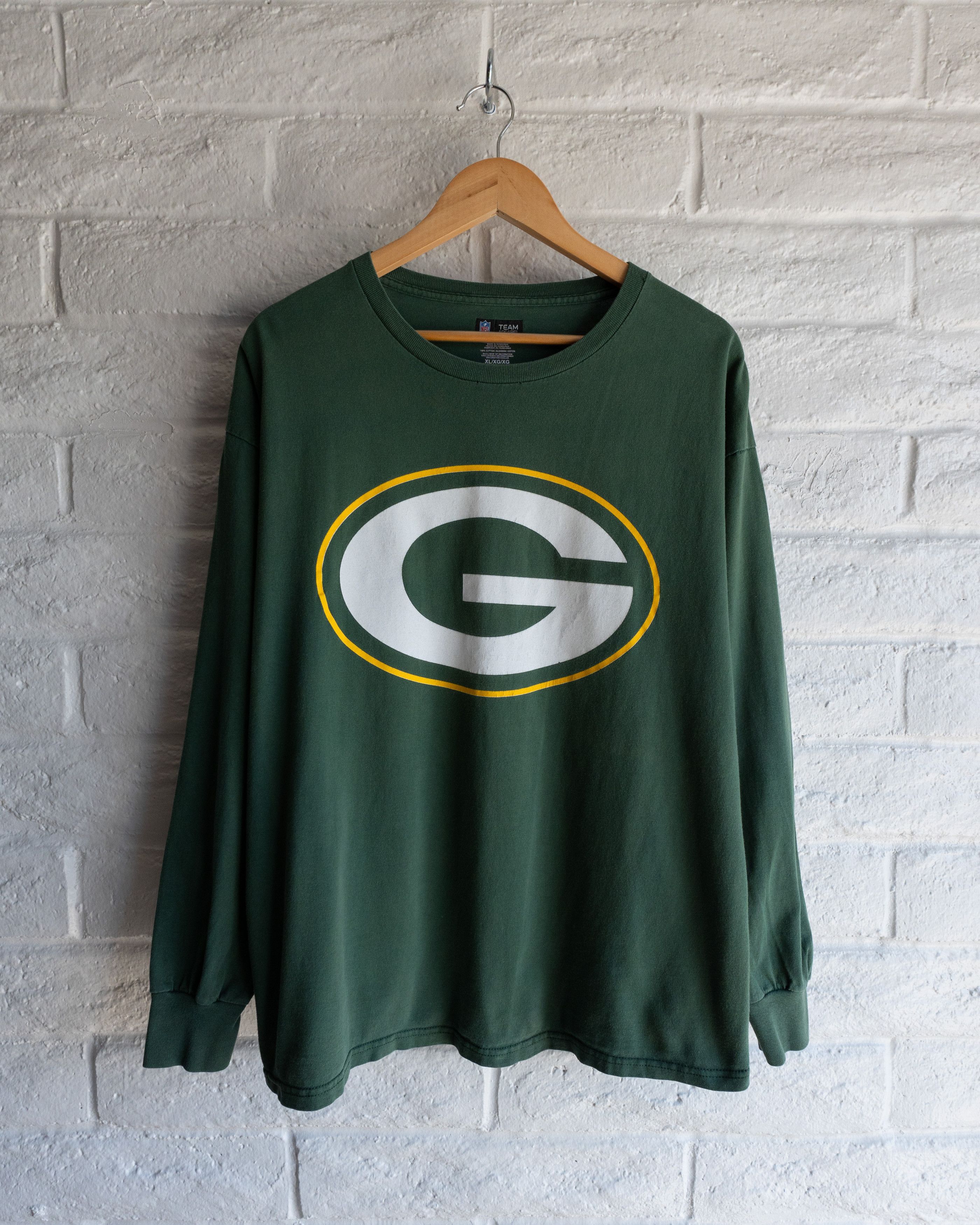 NFL × Vintage NFL Green Bay Packers Long Sleeve Graphic T Shirt Men's XL Size US XL / EU 56 / 4 - 1 Thumbnail