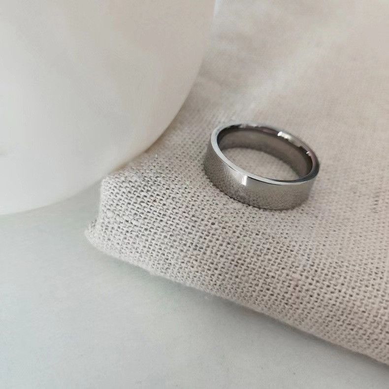 Jewelry Punk Jewelry Rings Open Size Chrome Ring (Size 7-13) Size ONE SIZE - 5 Thumbnail