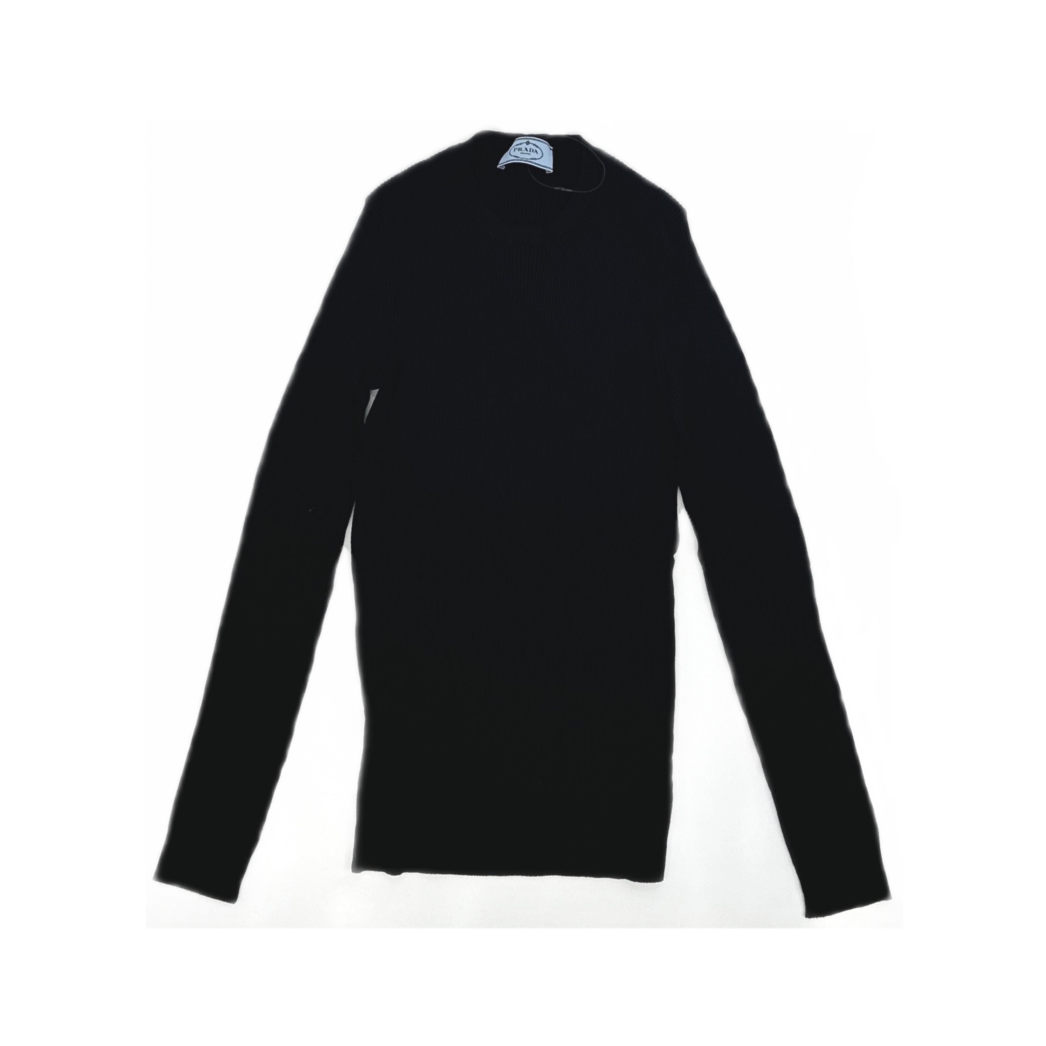 Prada Prada Ribbed Crewneck Sweater 42 Size M / US 6-8 / IT 42-44 - 1 Thumbnail