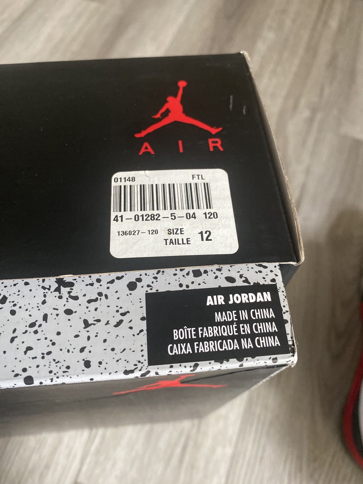 Jordan Brand × Nike Jordan 5 fire reds black toung. (2013 edition) Size US 12 / EU 45 - 4 Thumbnail