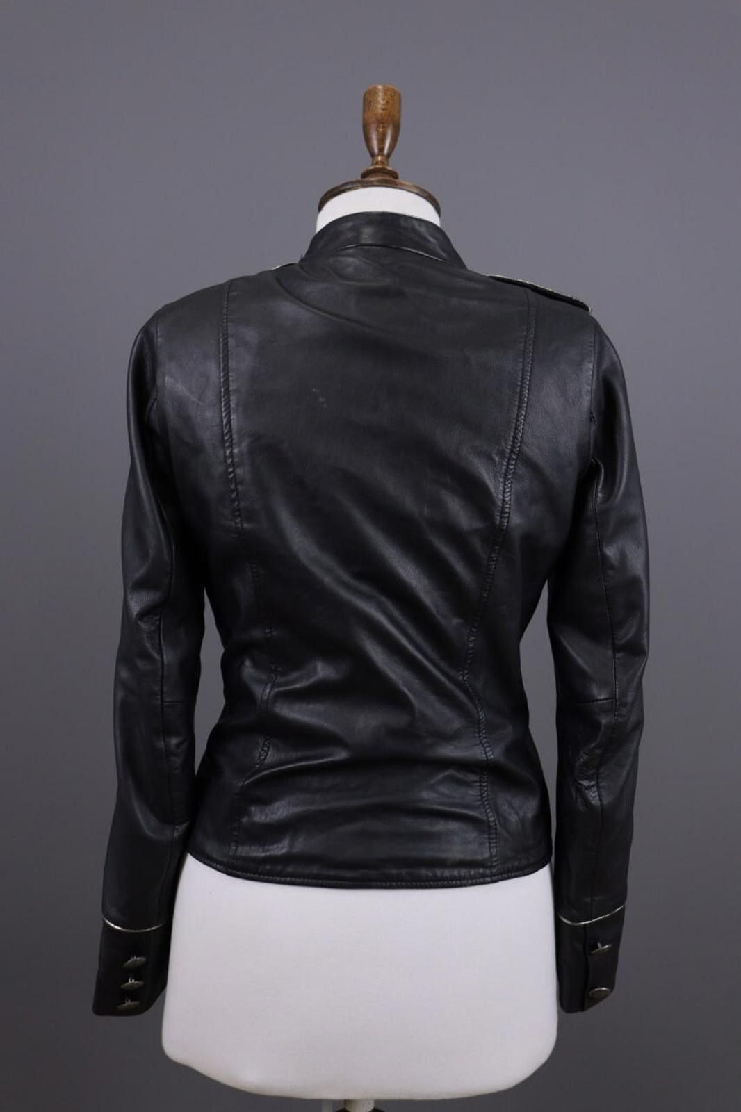Other Maje Black Double Breast Button Leather Jacket Size 46 Size M / US 6-8 / IT 42-44 - 8 Thumbnail