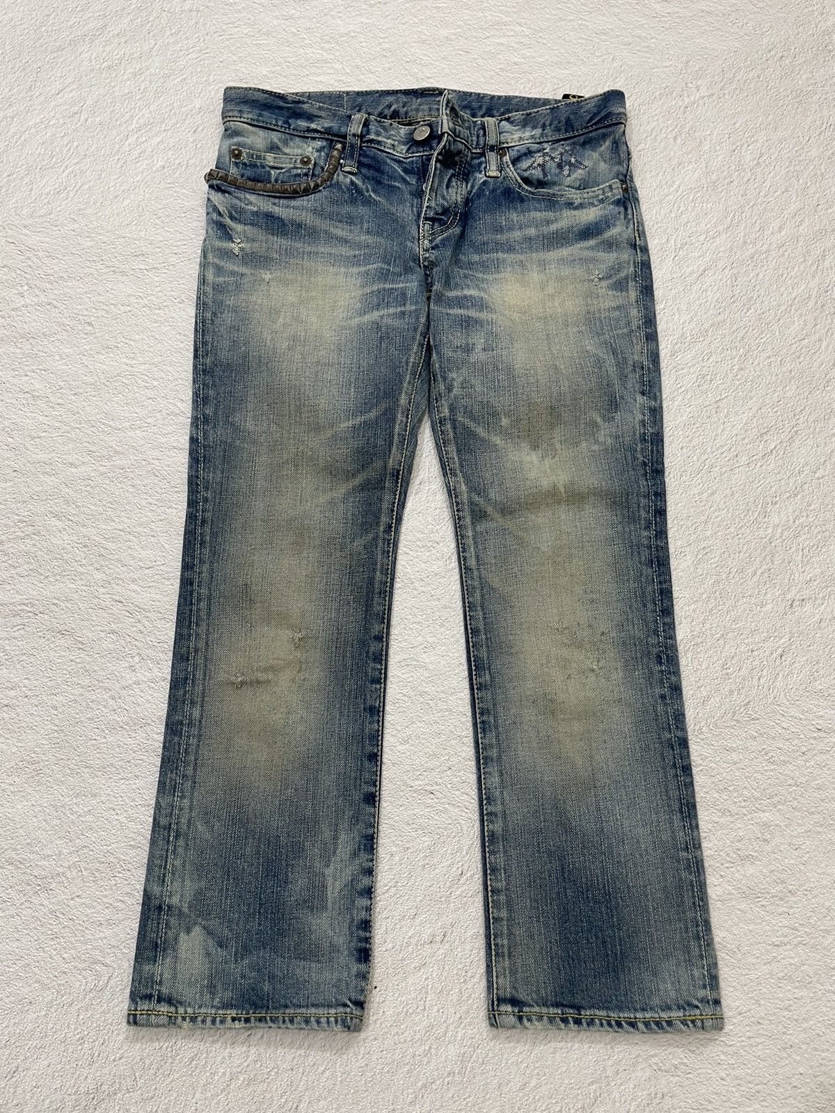 Hysteric Glamour × If Six Was Nine × Le Grande Bleu (L.G.B.) 2000s Hysteric Glamour Girls Destroy Punk denim Size 28" / US 6 / IT 42 - 2 Thumbnail
