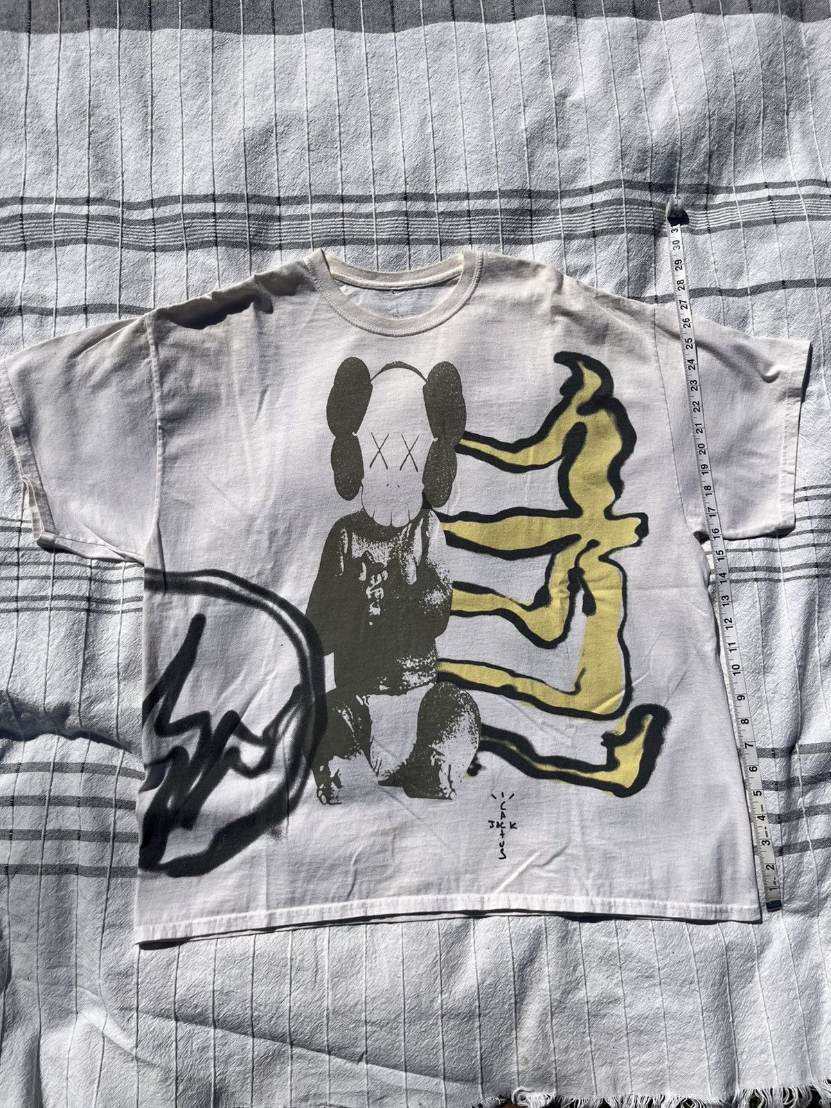 Fragment Design × Kaws × Travis Scott Travis Scott x KAWS All Over Print T-Shirt Size US XL / EU 56 / 4 - 3 Thumbnail