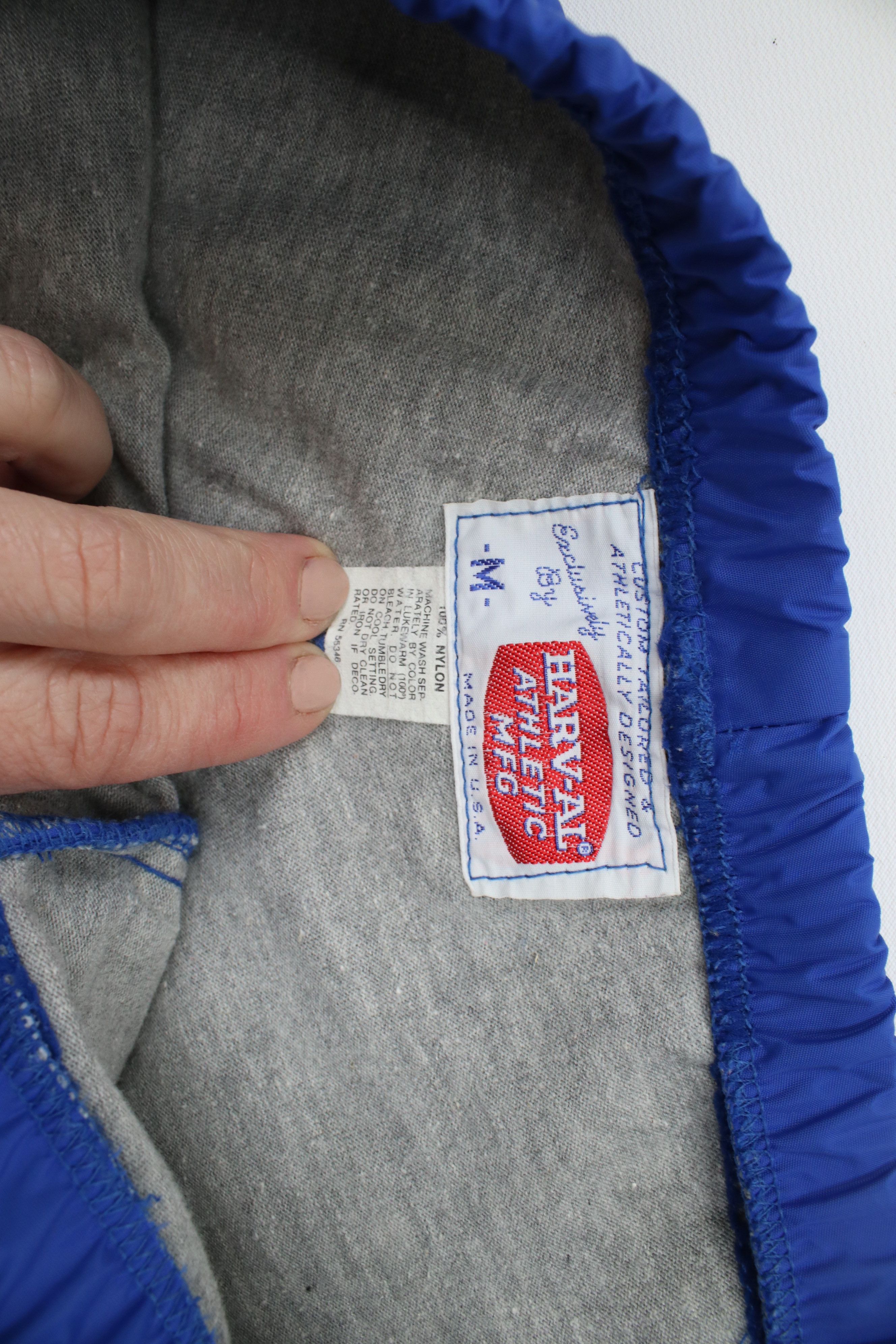 Vintage Vintage 70s Streetwear Lined Windbreaker Rain Pants Blue USA Size US 34 / EU 50 - 7 Thumbnail