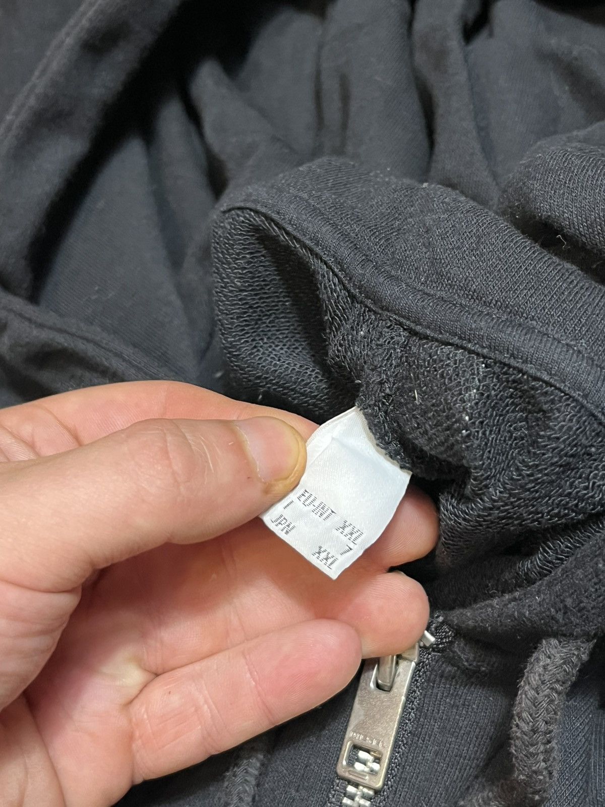 Diesel DIESEL BLANK COTTON ZIP DESIGNER HOODIE WITH STRIPED ON HAND Size US XXL / EU 58 / 5 - 5 Thumbnail