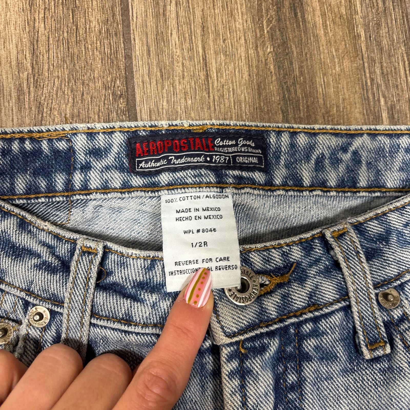 Aeropostale vintage high waisted light wash jeans Size 26" / US 2 / IT 38 - 6 Thumbnail