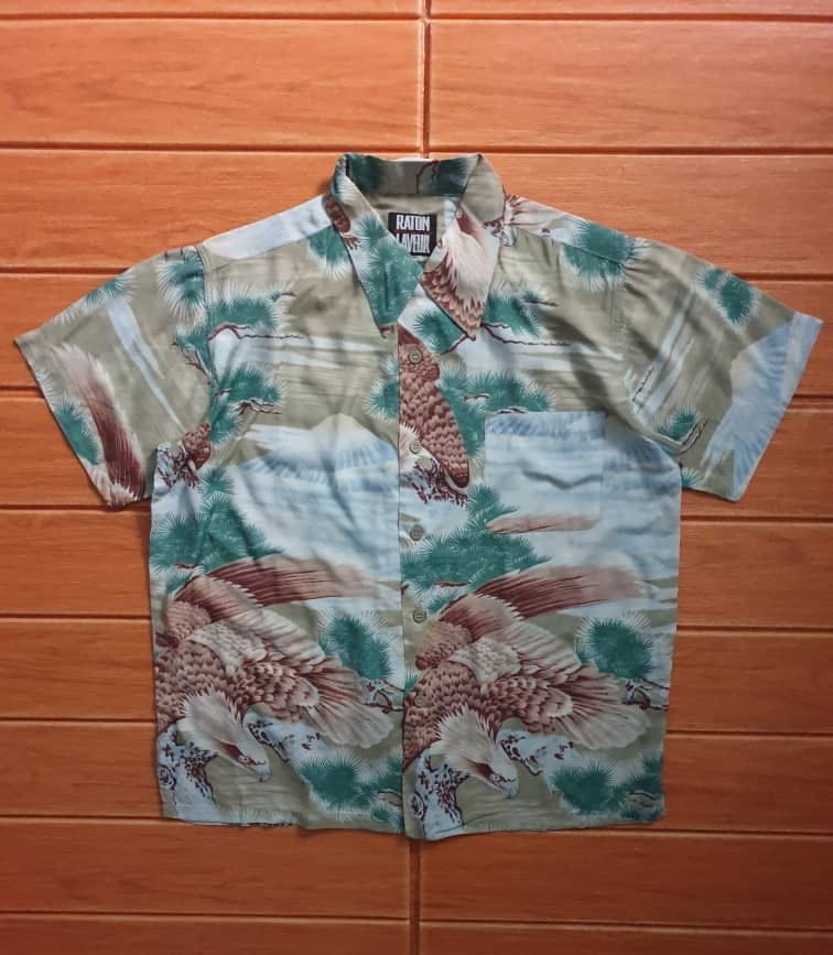 PPFM 💥RATON LAVEUR Eagle Hawaiian shirt Size US L / EU 52-54 / 3 - 1 Thumbnail