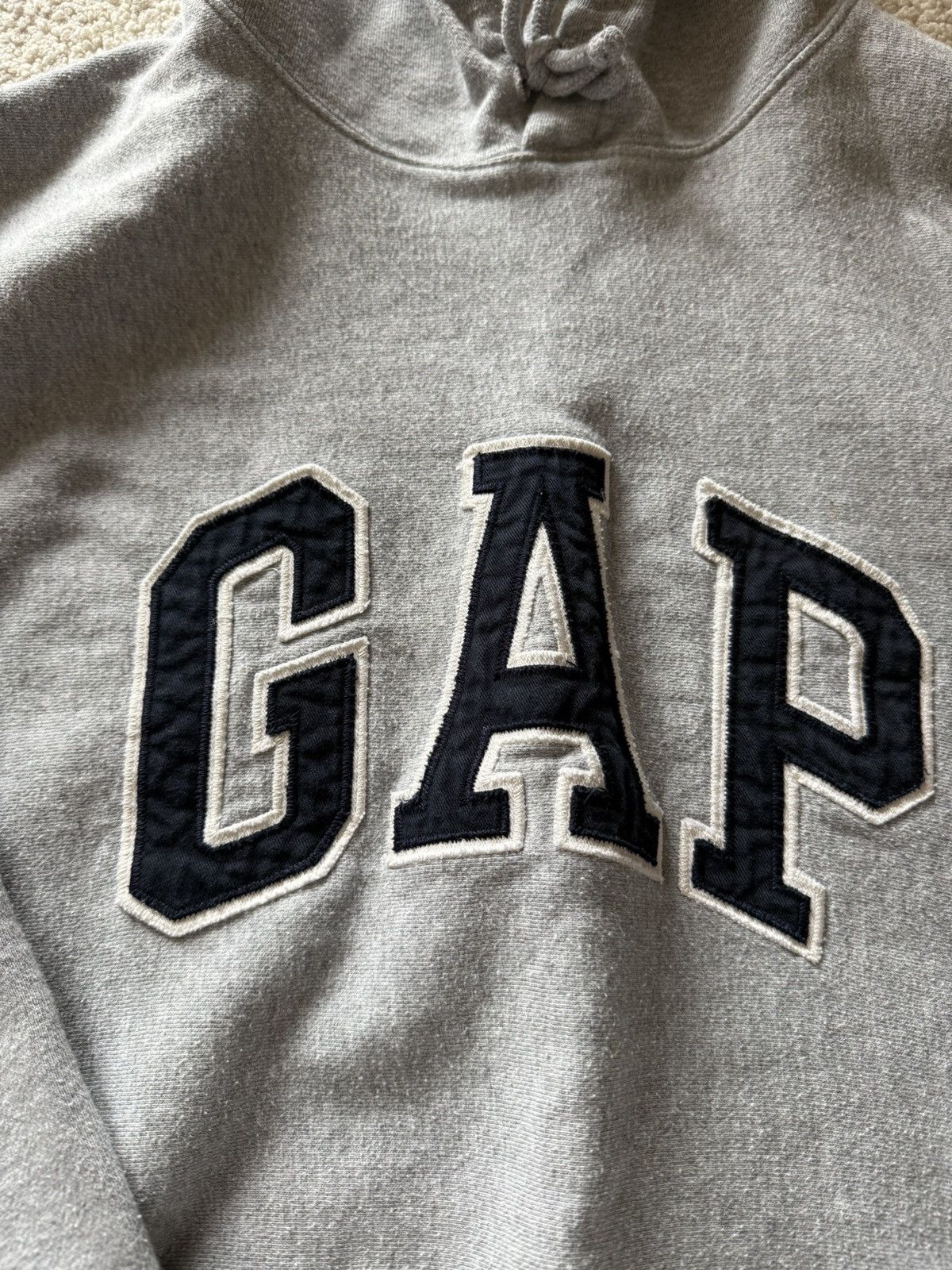 Gap VINTAGE Gap hoodie gray size large Size US L / EU 52-54 / 3 - 3 Thumbnail
