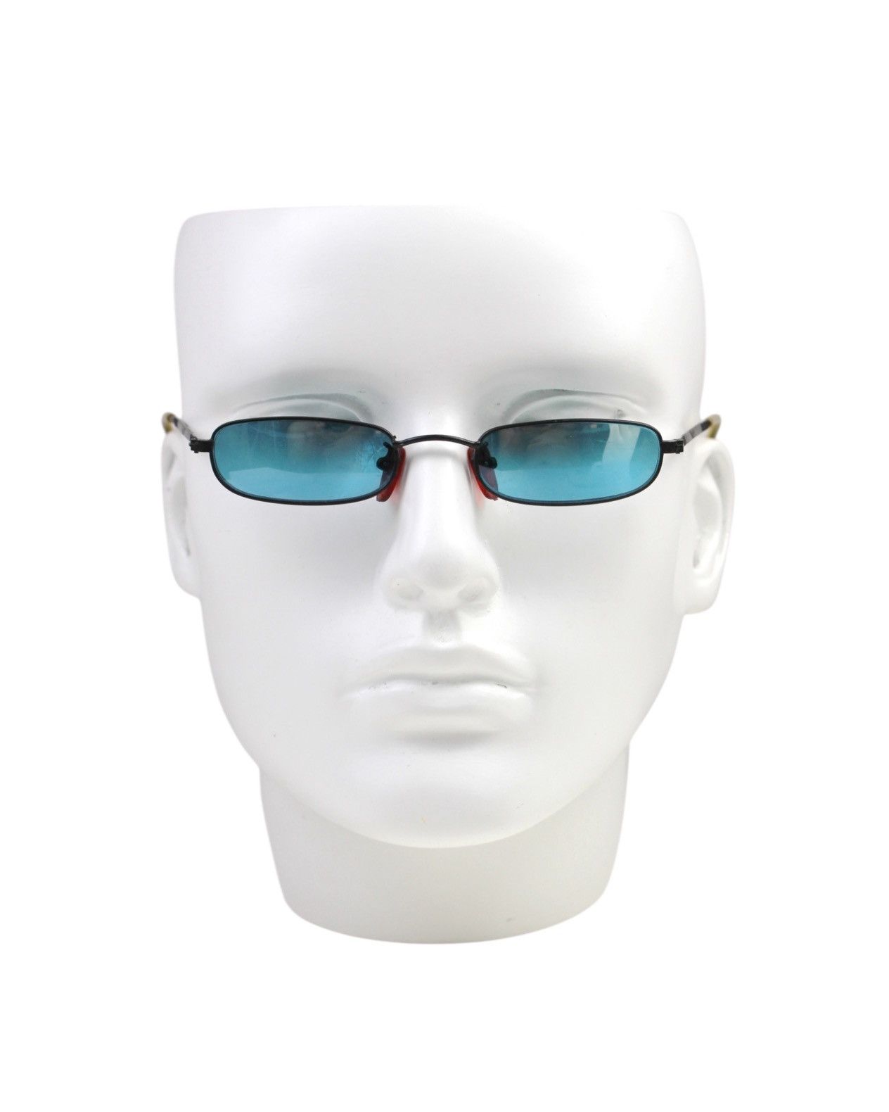 Hysteric Glamour 2000S JAPANESE MADE BLUE LENSES MICRO OVAL SUNGLASSES Size ONE SIZE - 2 Thumbnail