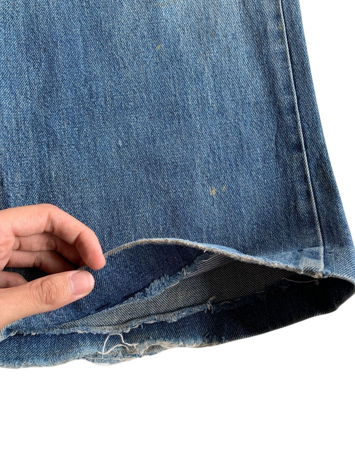If Six Was Nine VINTAGE EDWIN 505 SELVEDGE BAGGY MUDWASH DISTRESSED DENIM Size US 29 - 20 Thumbnail