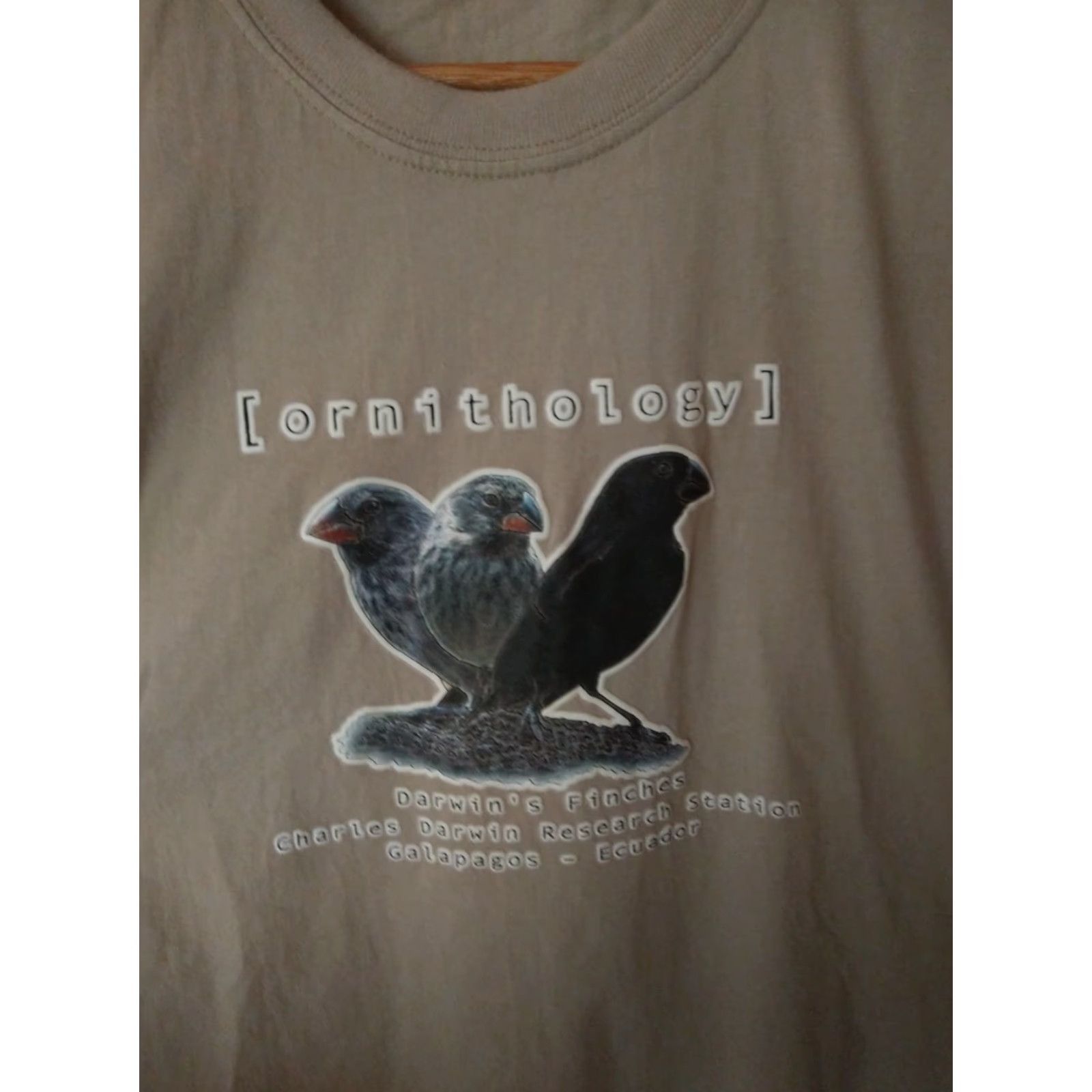 Vintage VINTAGE Galapagos Islands Ornithology T-Shirt L Ecuador Men Gray Short Sleeve Shirt Size US L / EU 52-54 / 3 - 2 Thumbnail