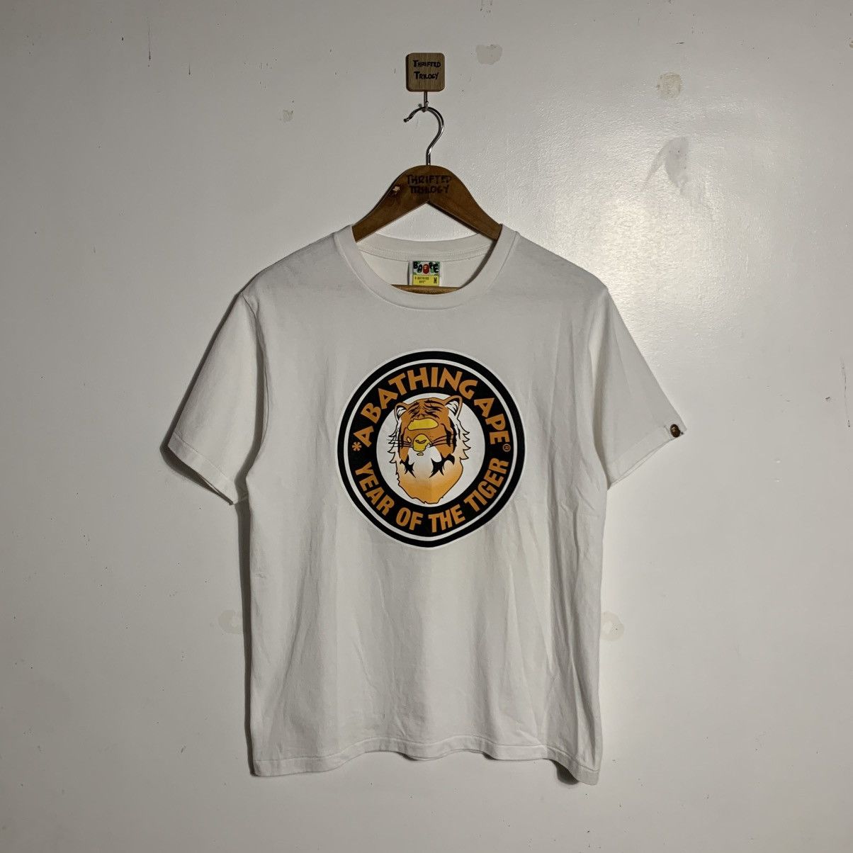 Bape Large Year Of The Tiger White Tee A Bathing Ape