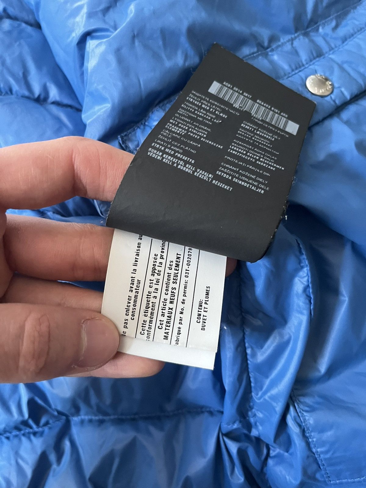 Prada Prada blue light puffer jacket logo rare Size US M / EU 48-50 / 2 - 23 Thumbnail