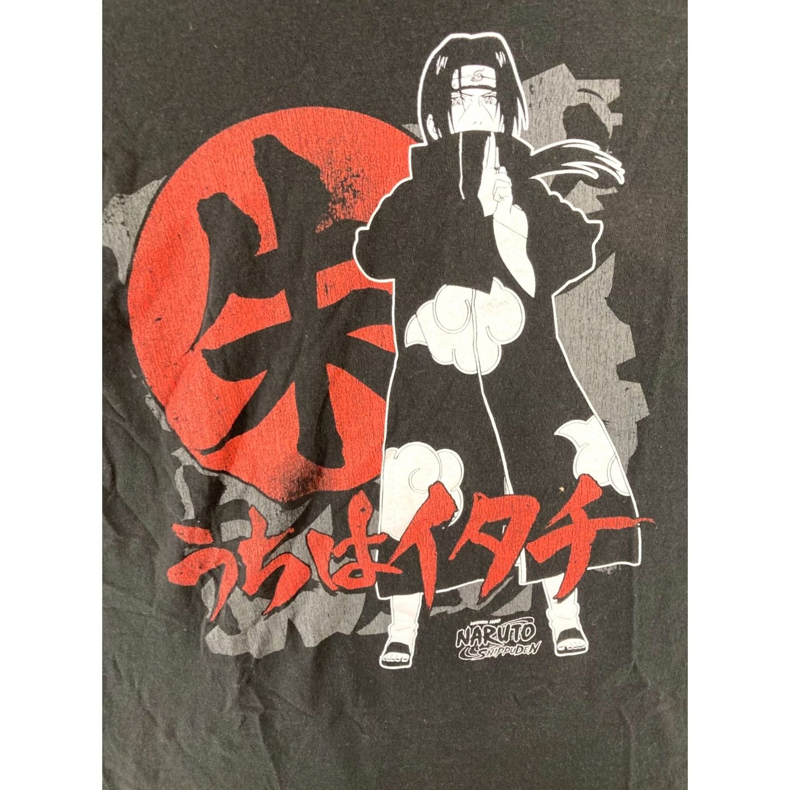 Ripple Junction Ripple Junction Naruto Shippuden Mens TShirt Large Black Anime Graphic Print Crew Neck Cotton Jersey Shirt Men L Black 90s Theme Naruto Mens Shirt Size US L / EU 52-54 / 3 - 4 Thumbnail